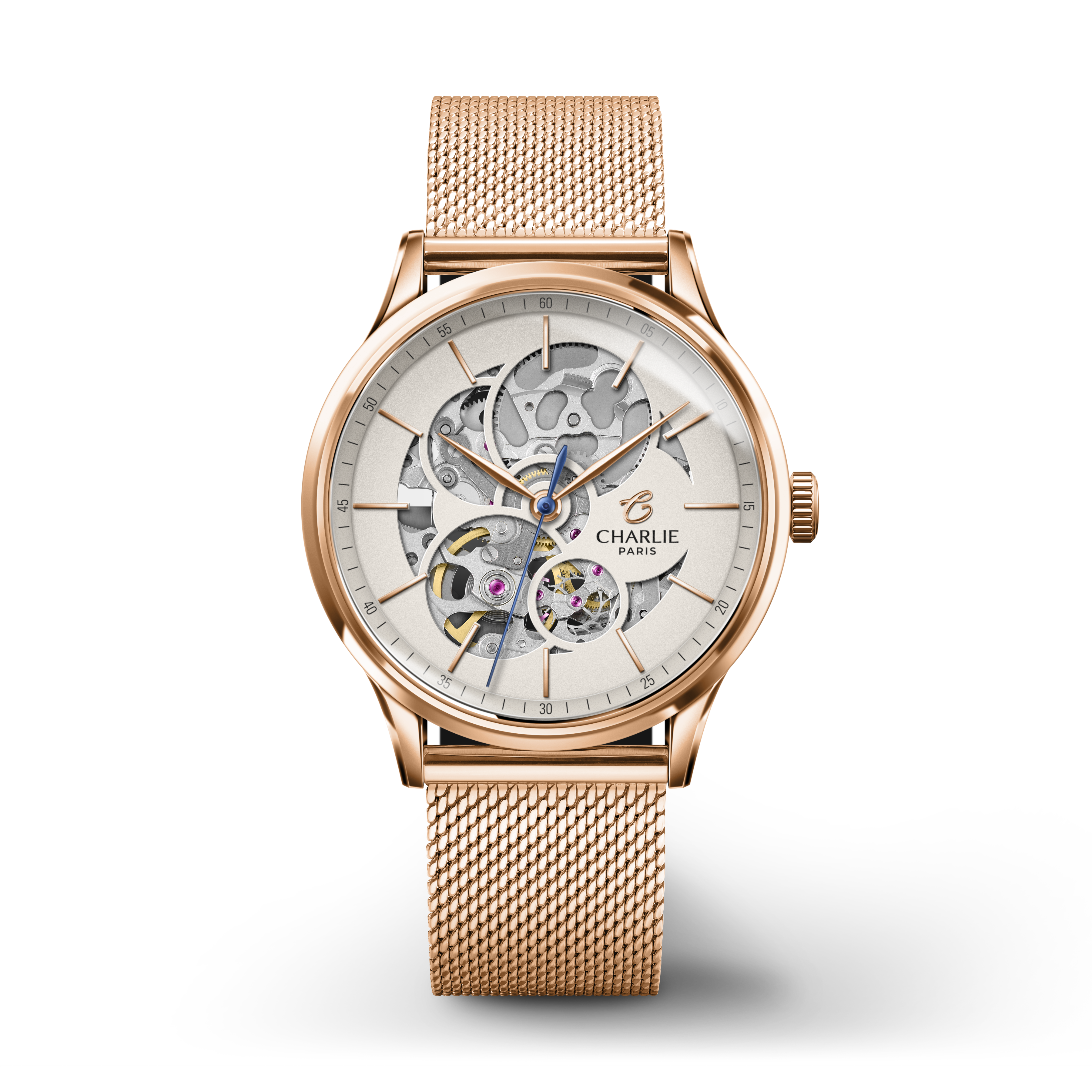 INITIAL 36 - SKELETT - GOLDFARBEN ROSA