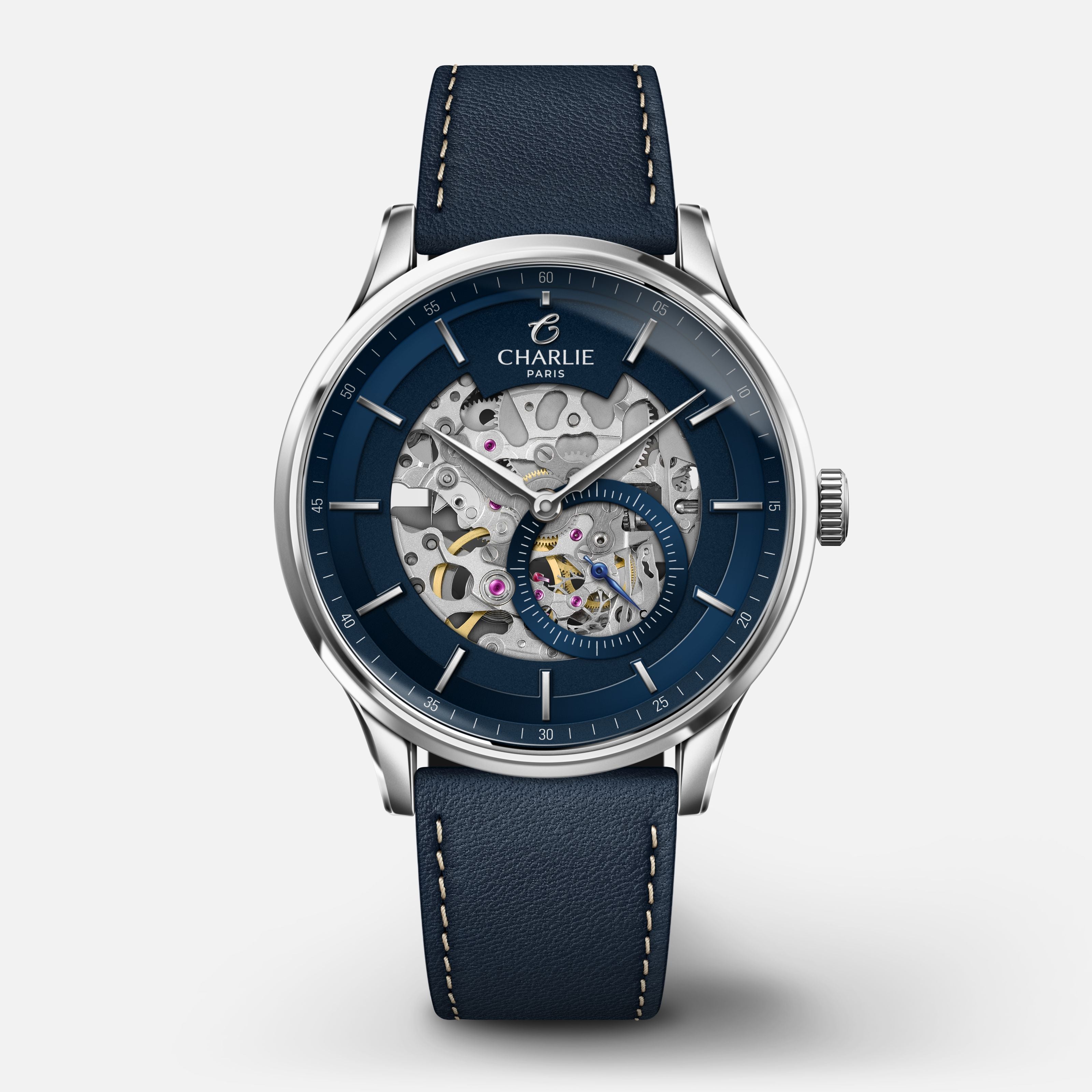 INITIAL - Skeleton - Blue