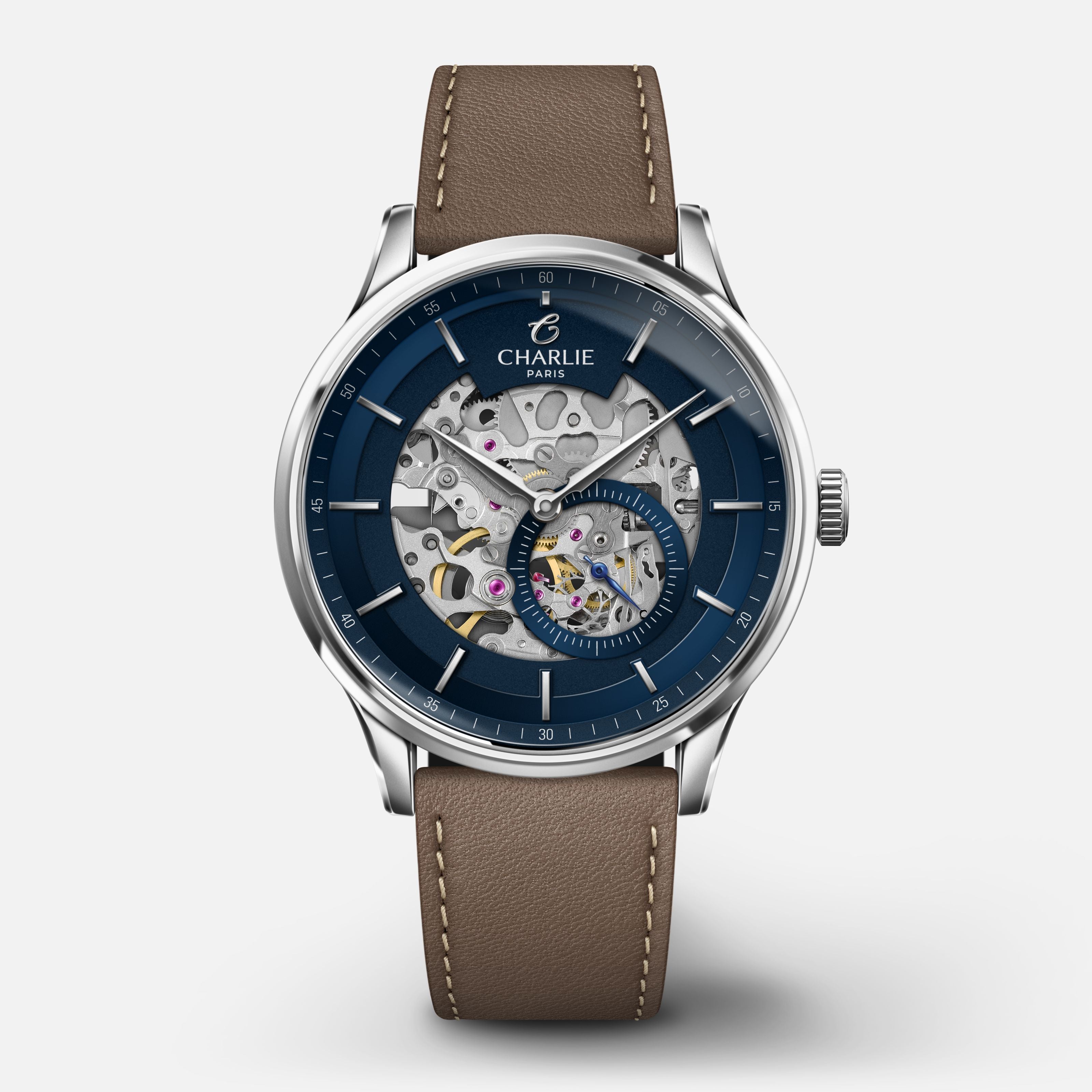 INITIAL - Skeleton - Blue