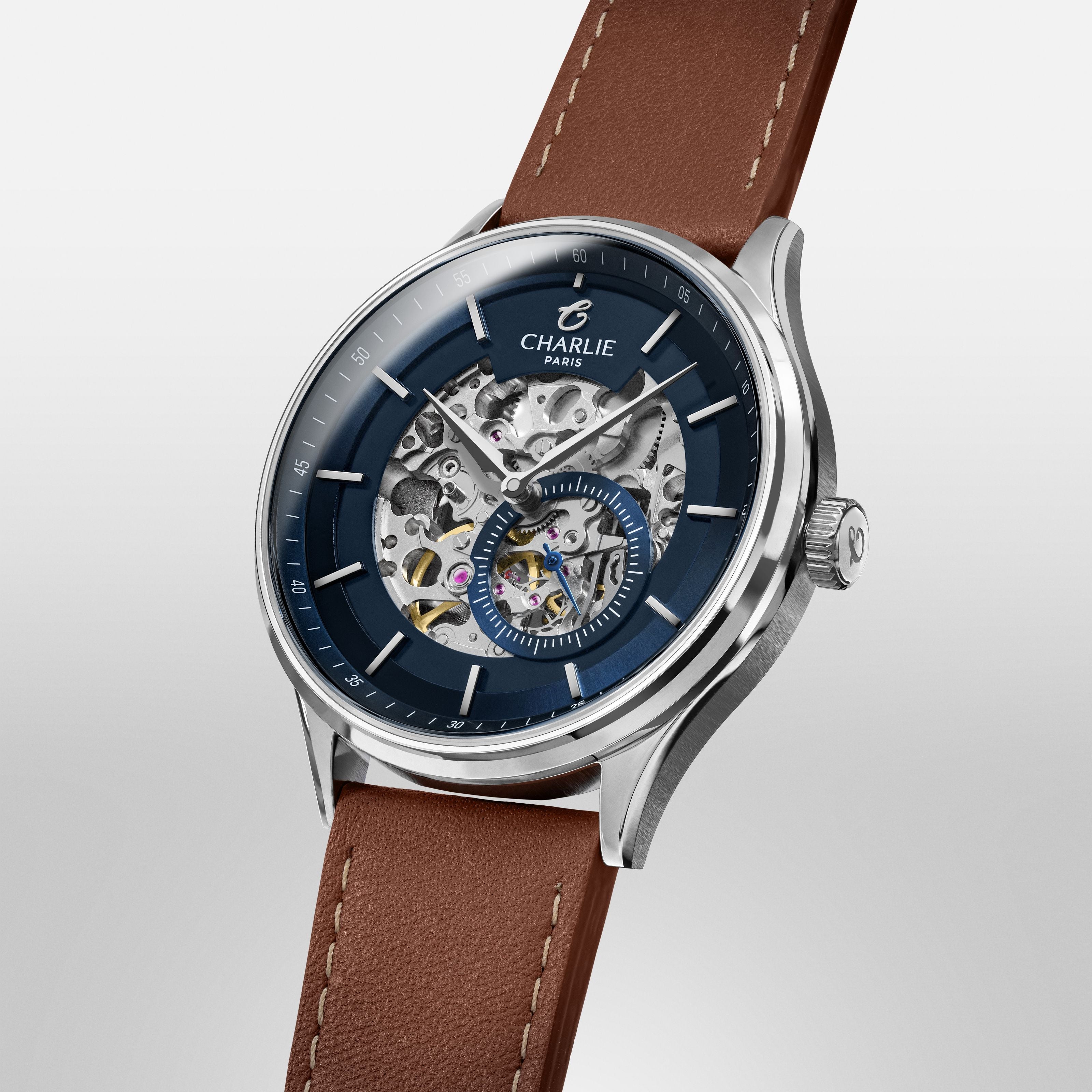 INITIAL - Skeleton - Blue