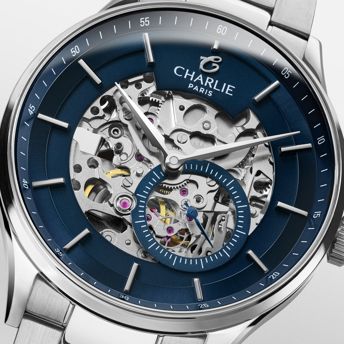 INITIAL - Skelet - Blauw