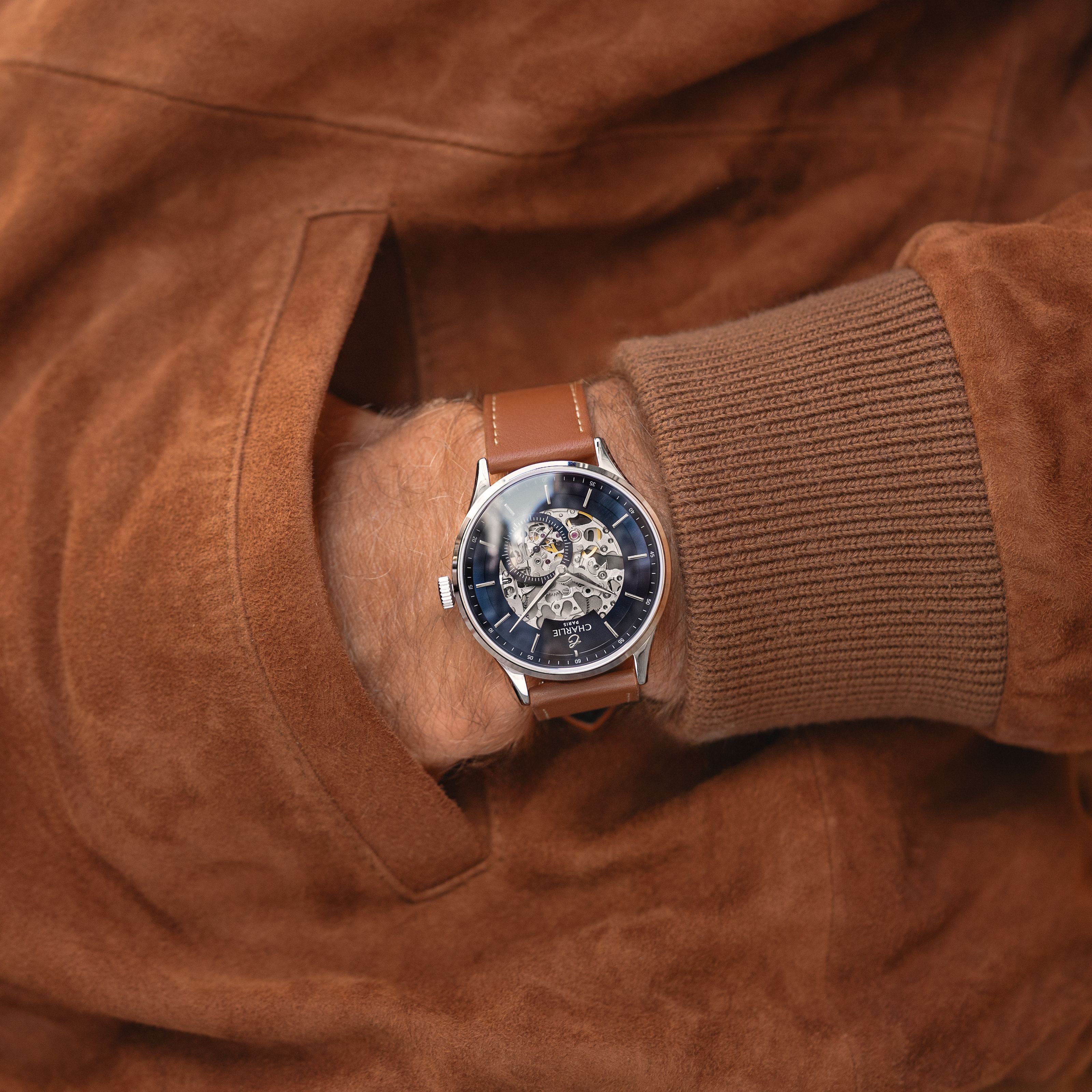 INITIAL - Squelette - Bleu