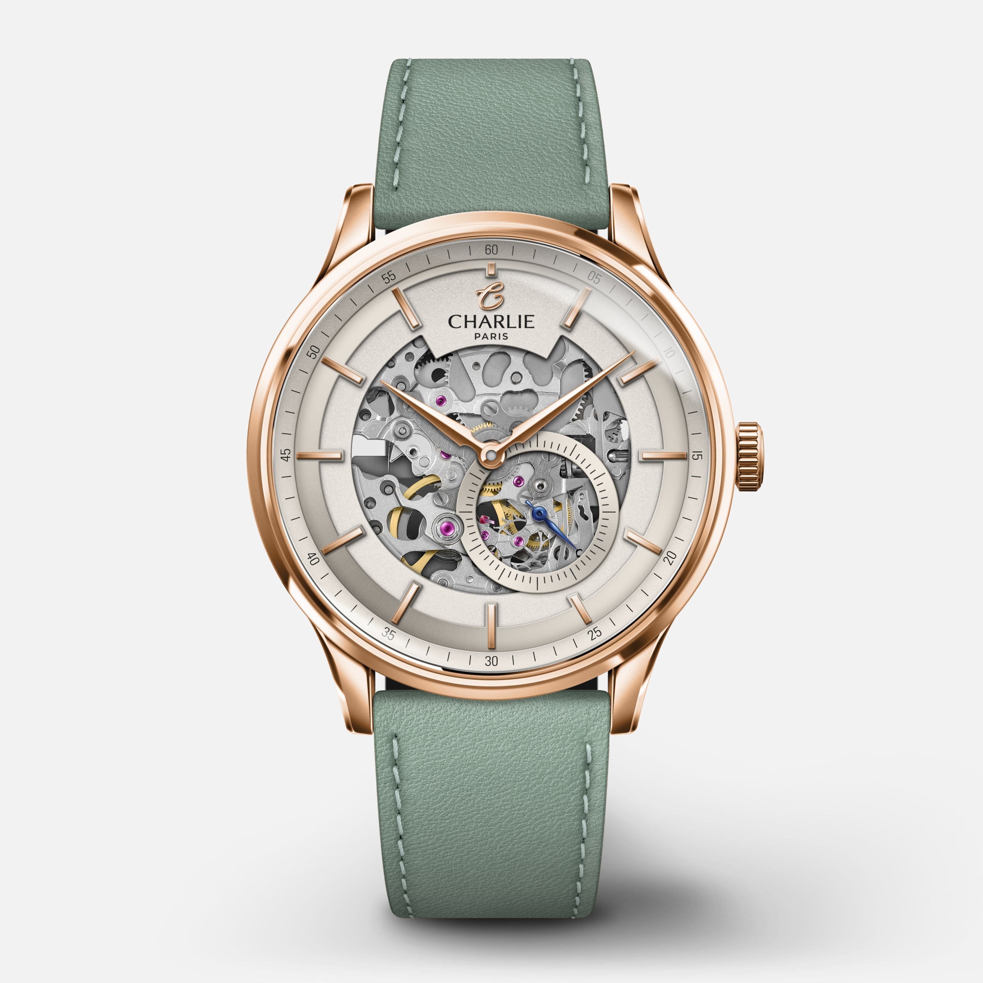 INITIAL - Skelet - Roze goud