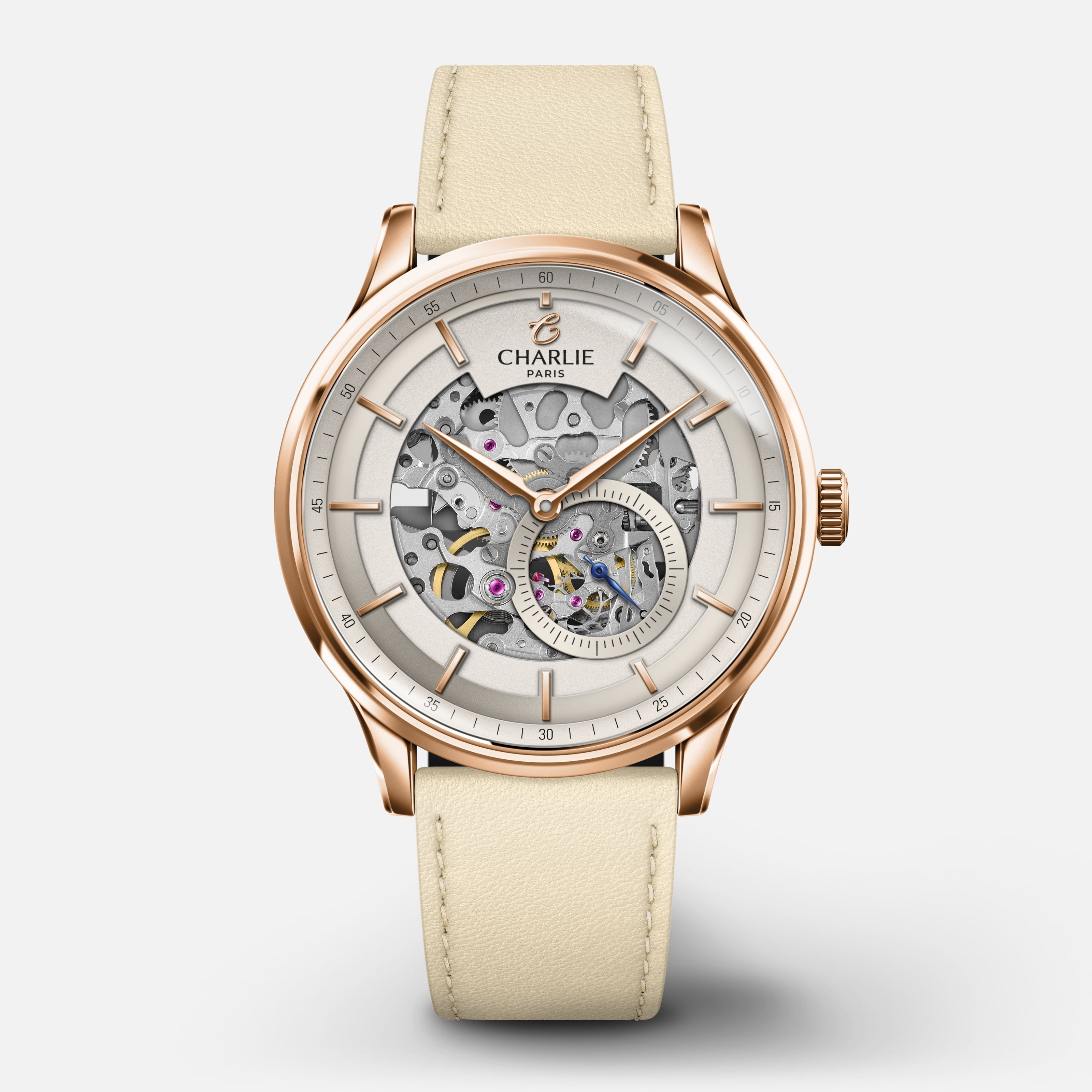 INITIAL - Skelet - Roze goud