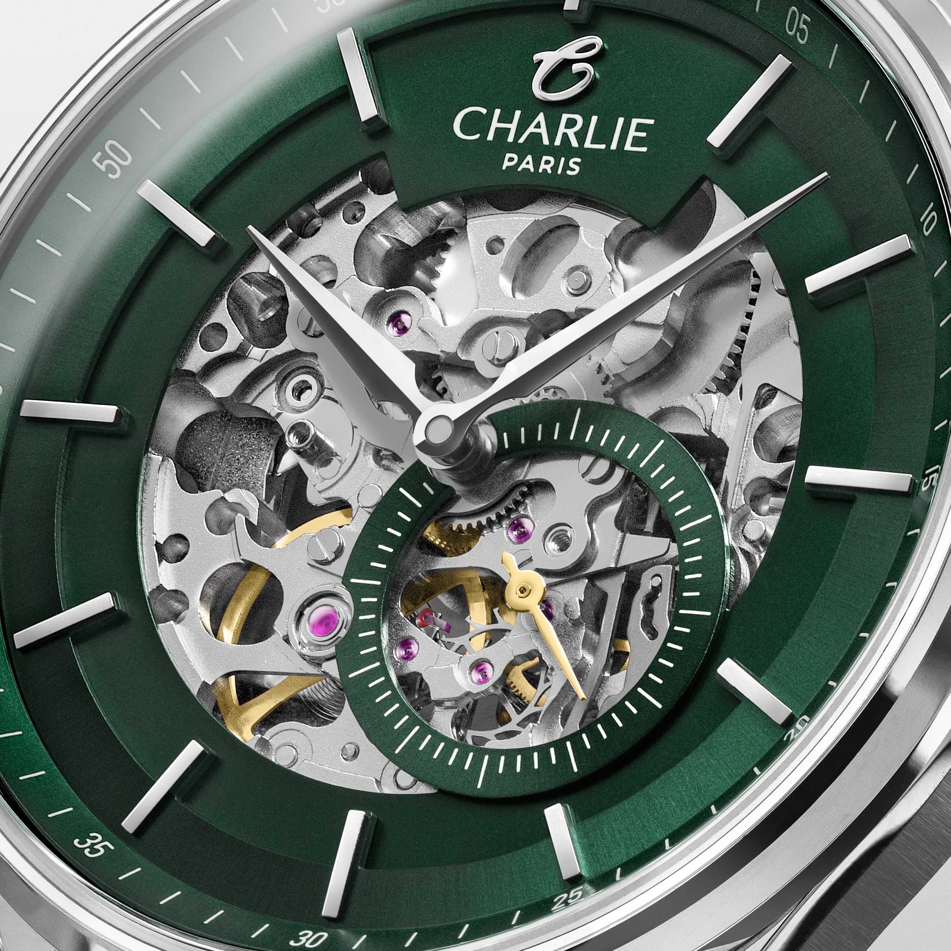 INITIAL - Squelette - Vert