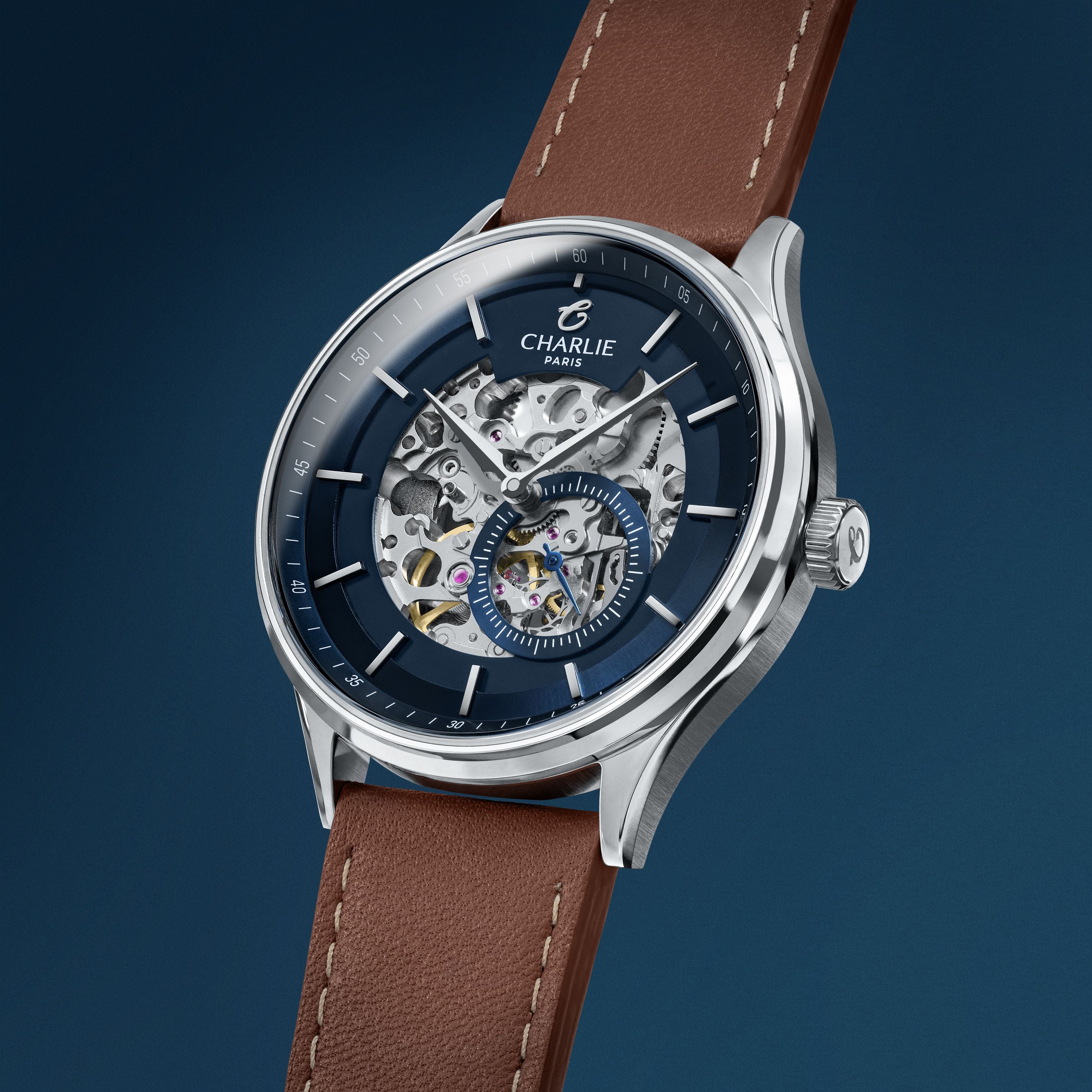 INITIAL - Squelette - Bleu