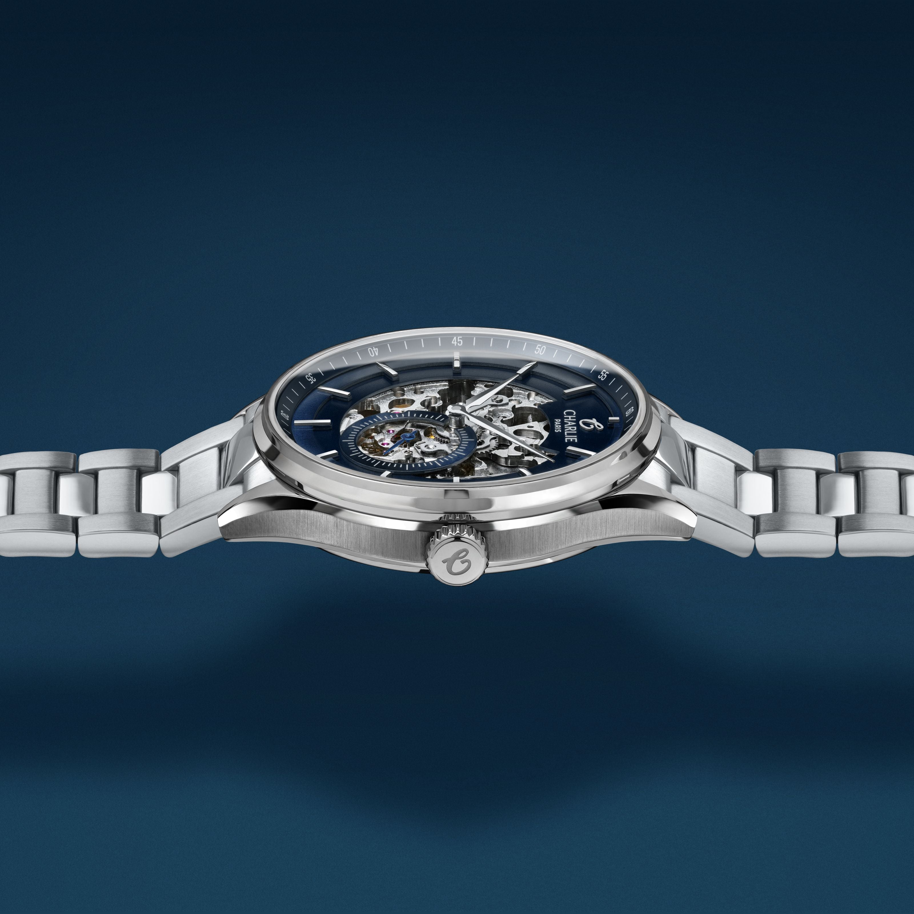 INITIAL - Squelette - Bleu