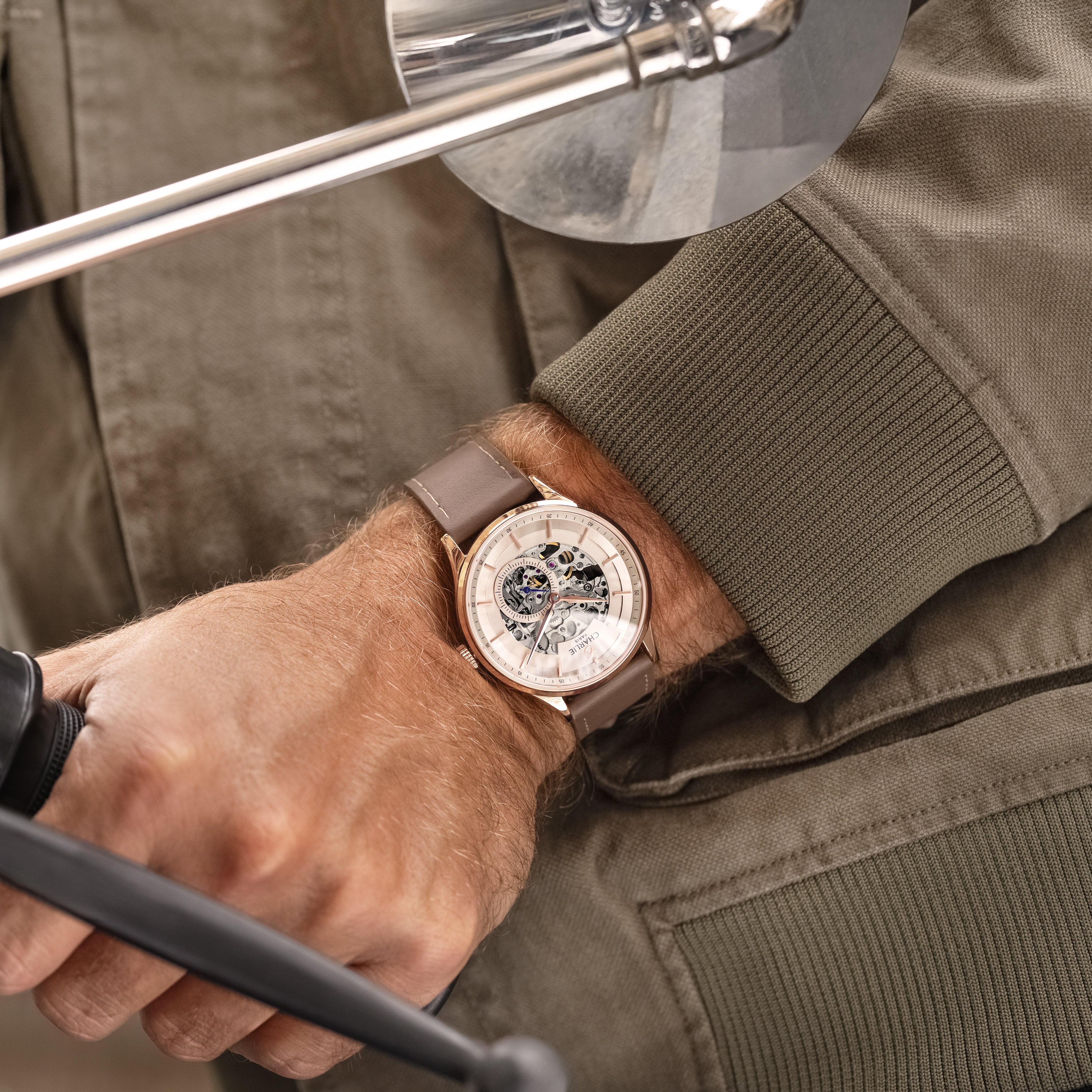 INITIAL - Skeleton - Rose Gold