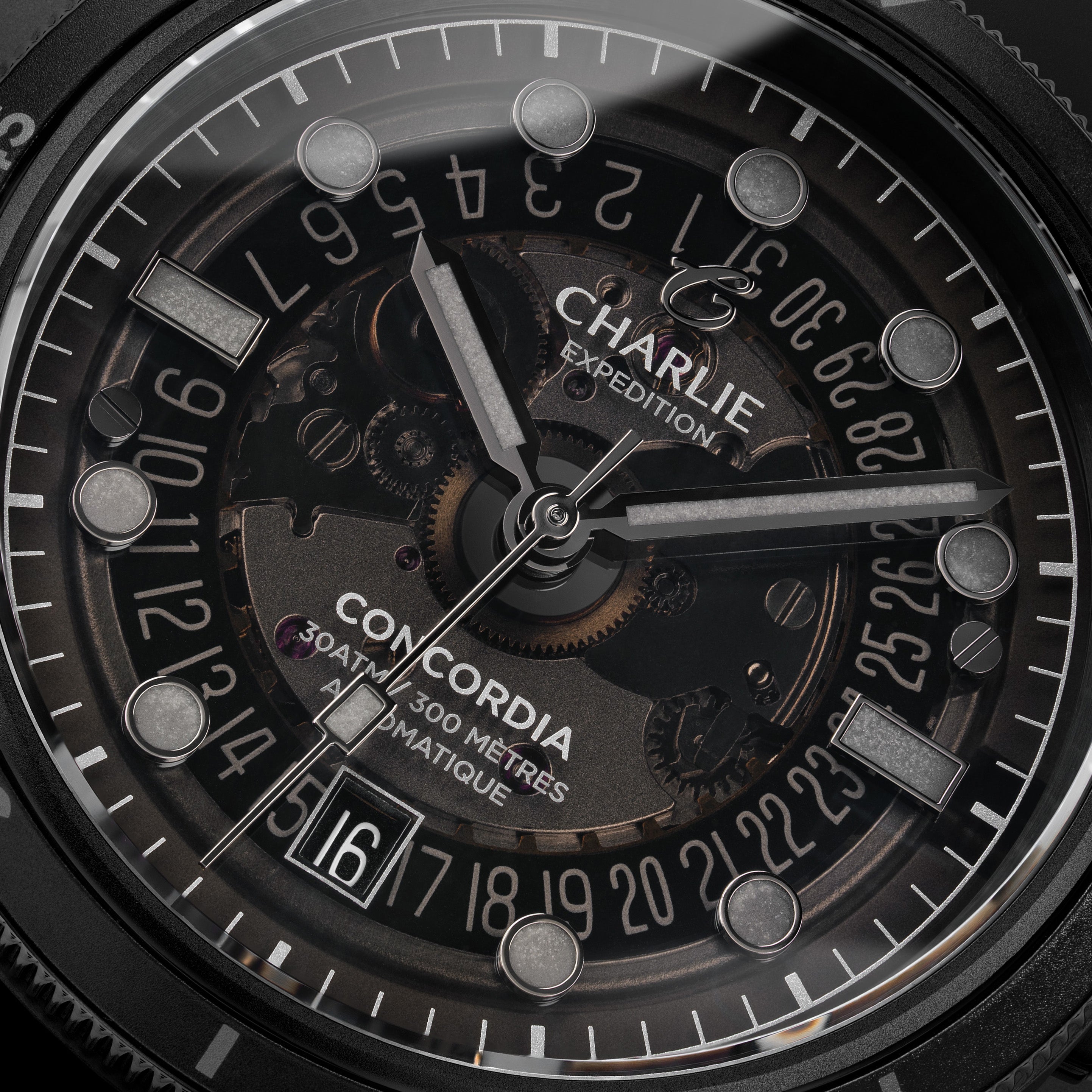 CONCORDIA - Automatique Saphir - Kraken Montres CHARLIE
