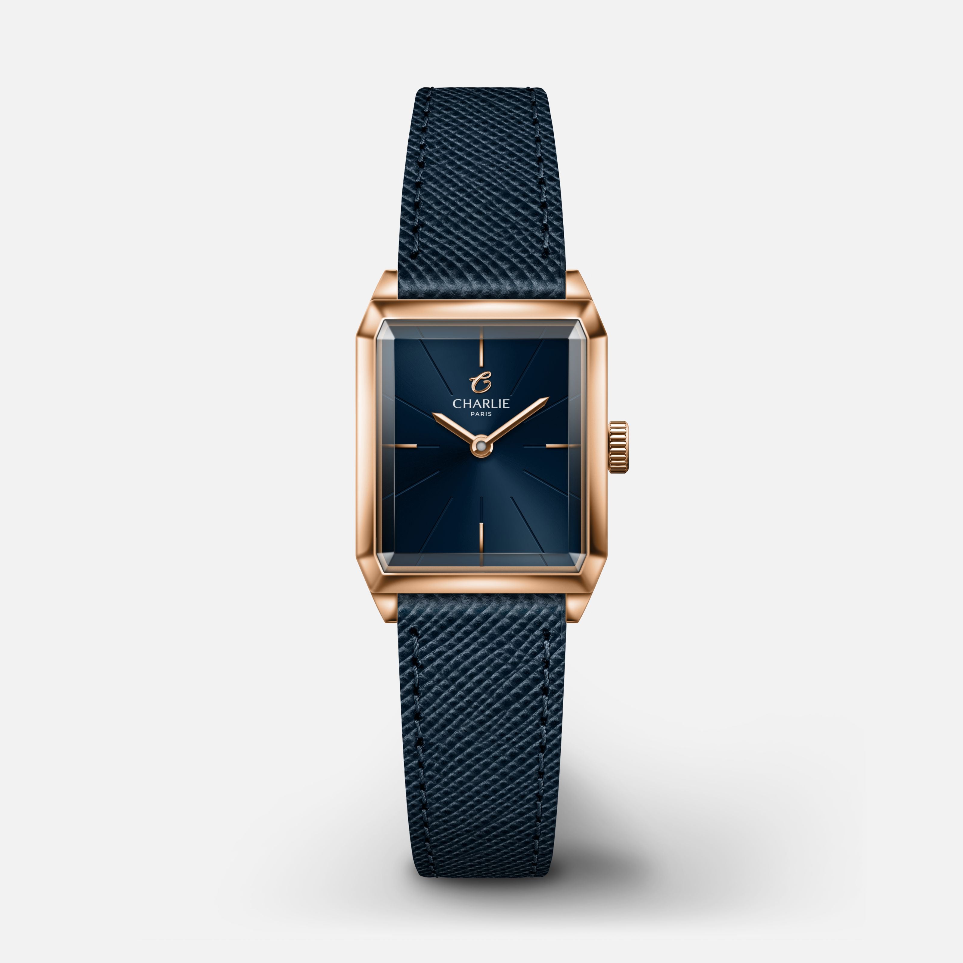 MONCEAU - Doré rose & Bleu