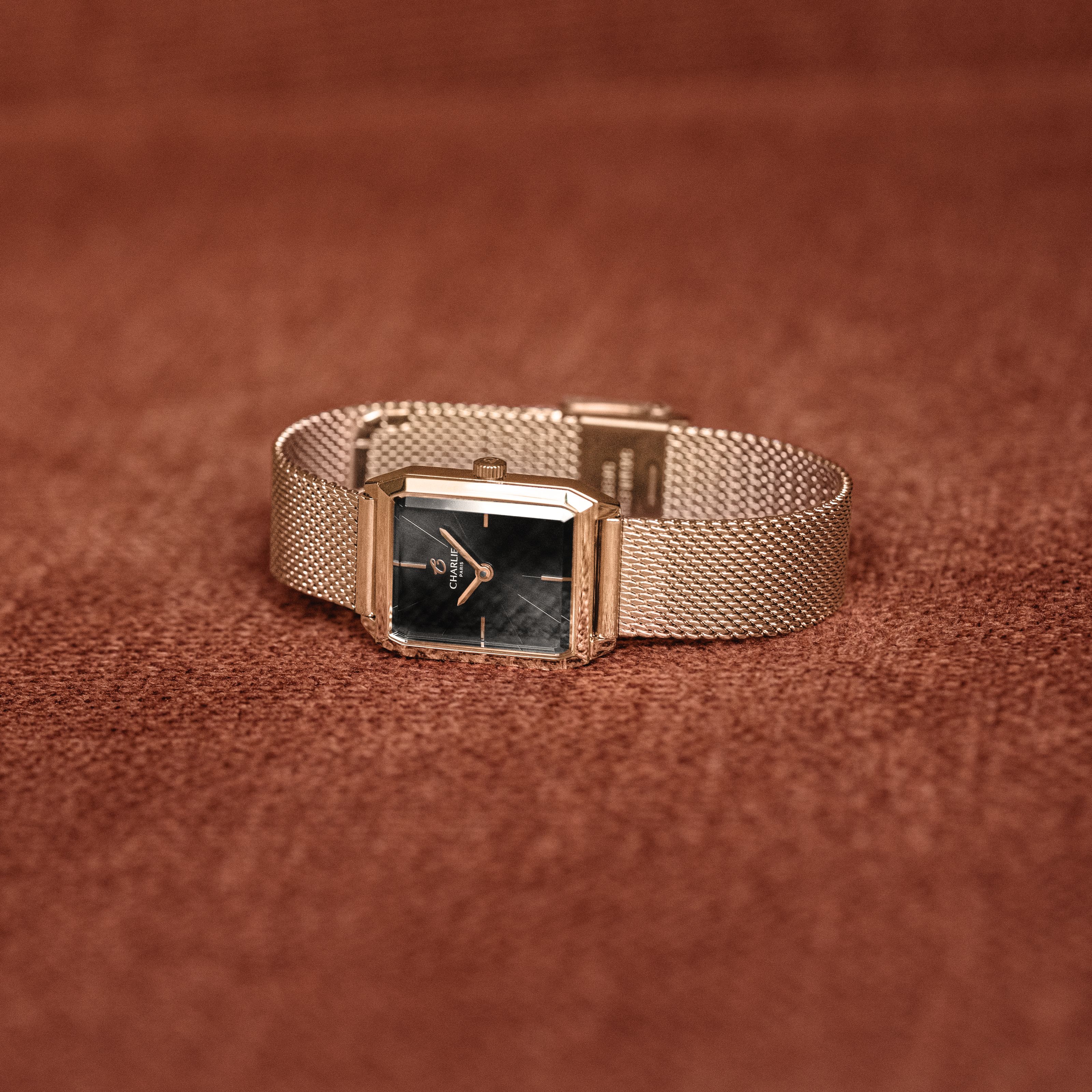 MONCEAU - Rose gold & Black