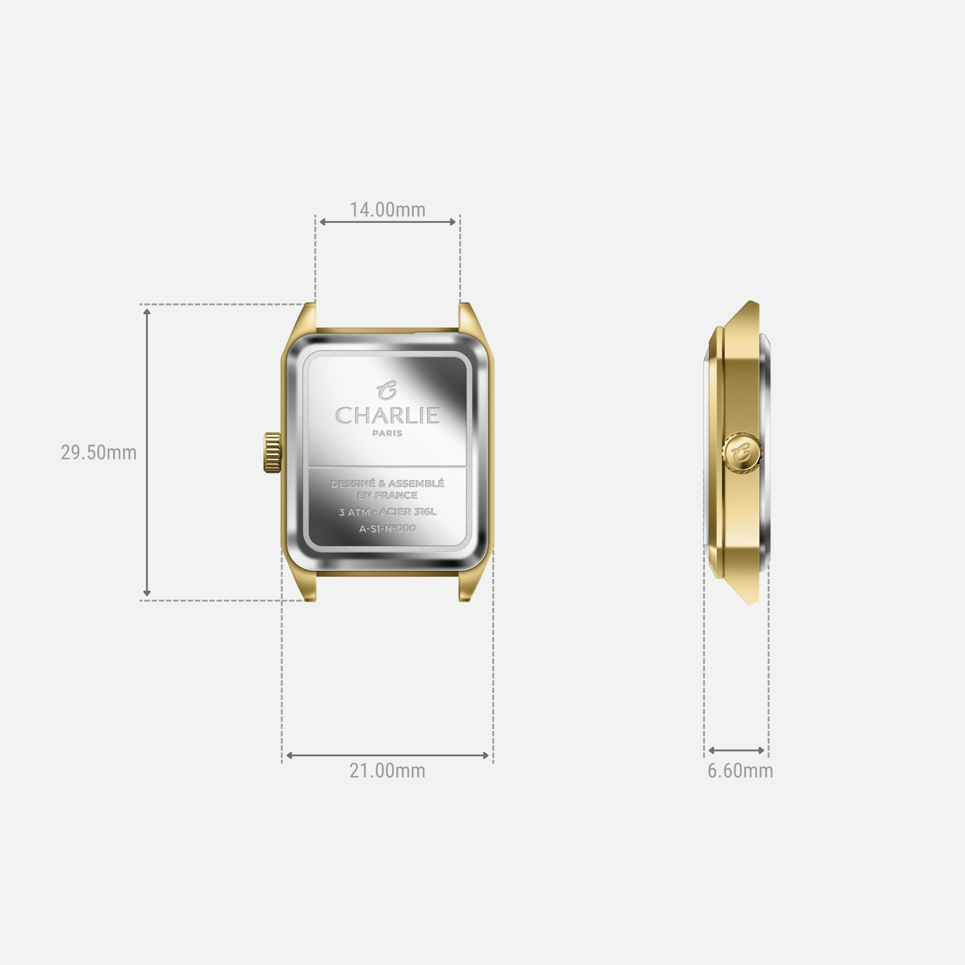 MONCEAU - GOLDFARBEN GELB