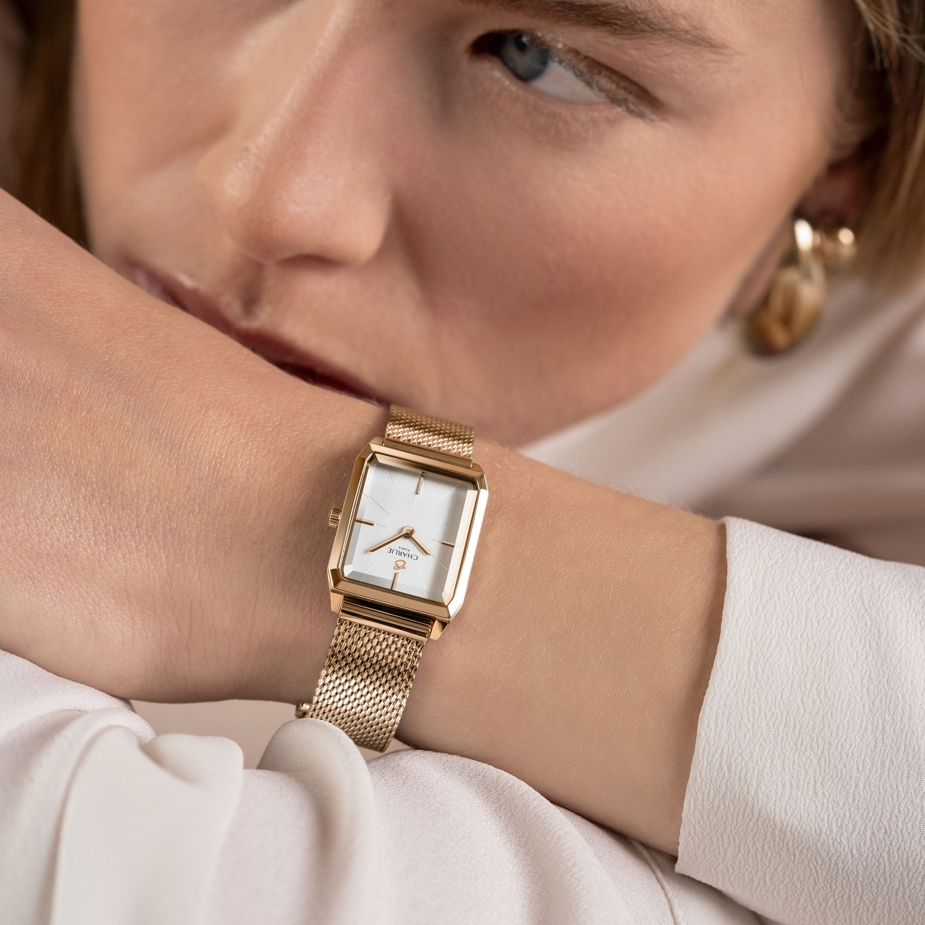 MONCEAU - Quartz - Doré rose Montres CHARLIE