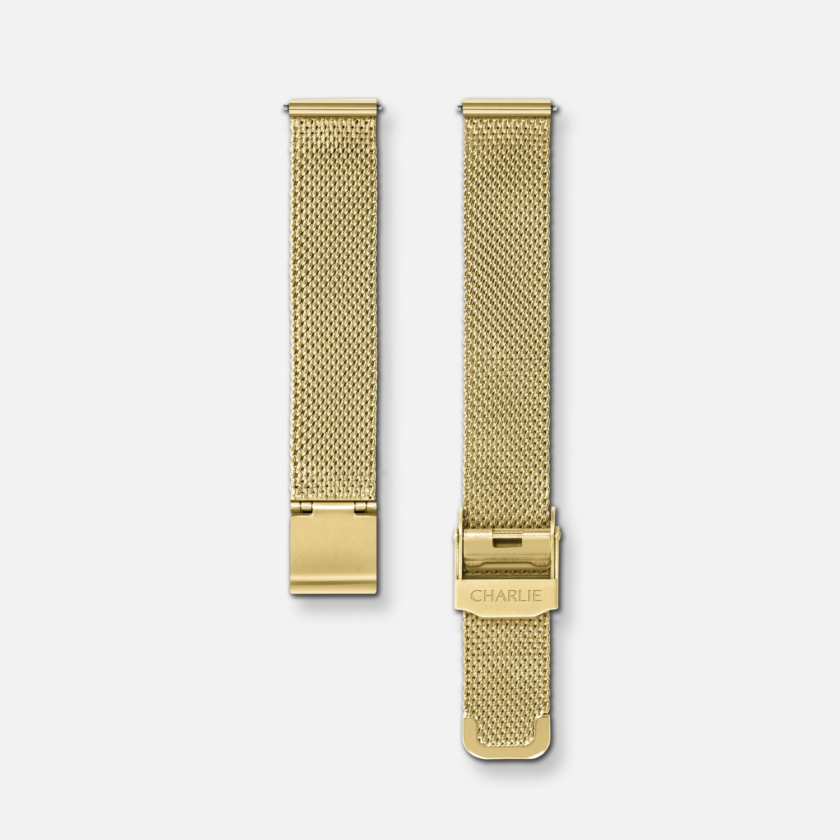 14mm Yellow Gold Milanese Mesh Bracelet