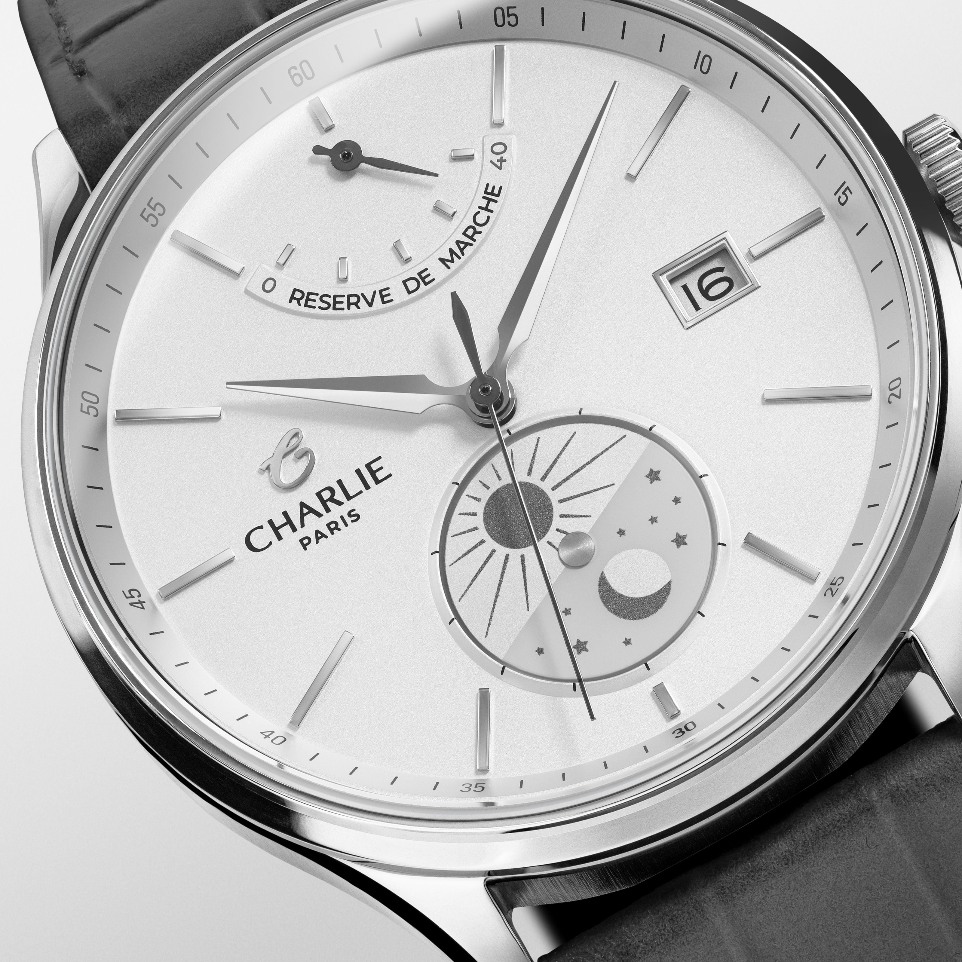 INITIAL - Automatique Jour/Nuit - Solstice Montres CHARLIE