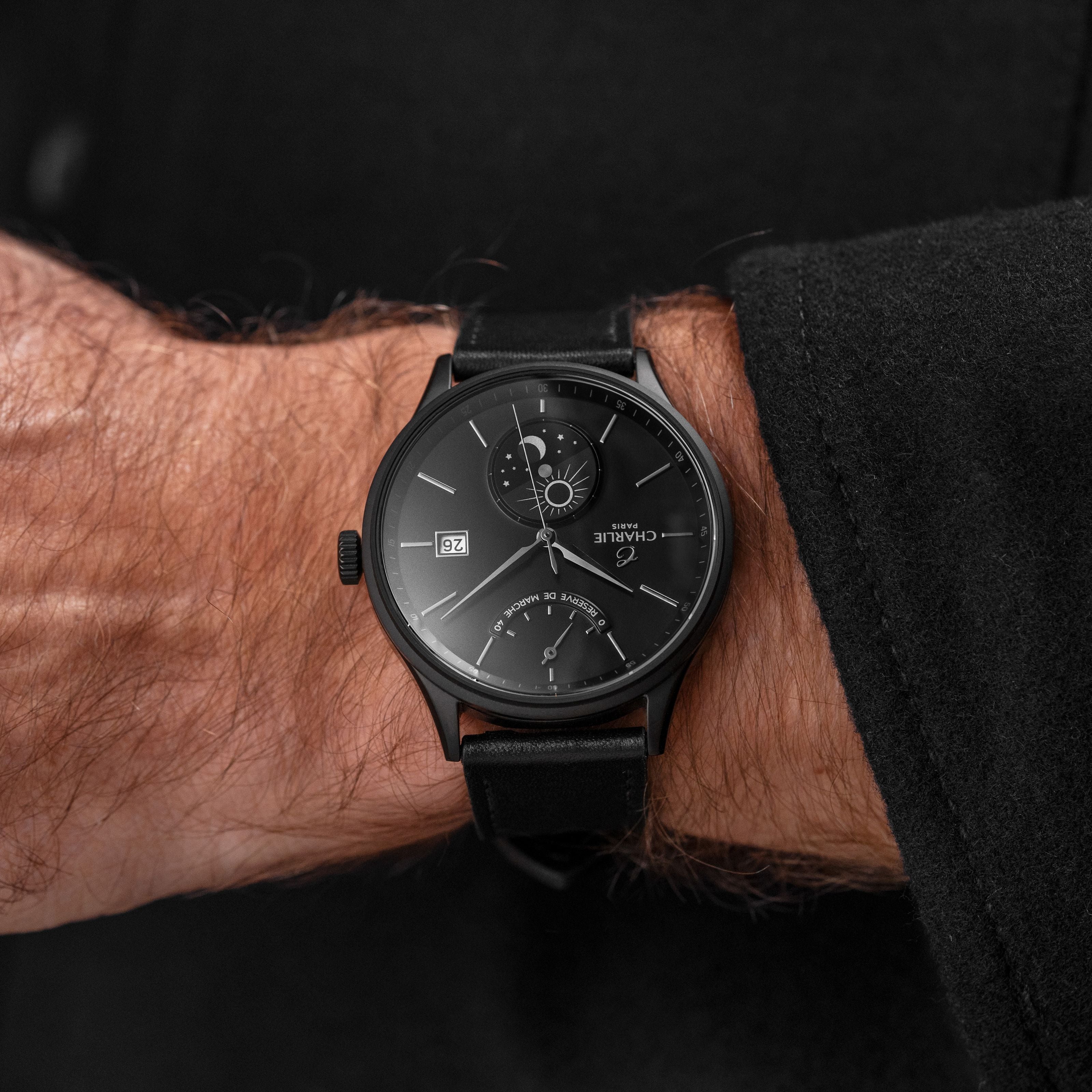INITIAL - Automatique Jour/Nuit - Éclipse Montres CHARLIE