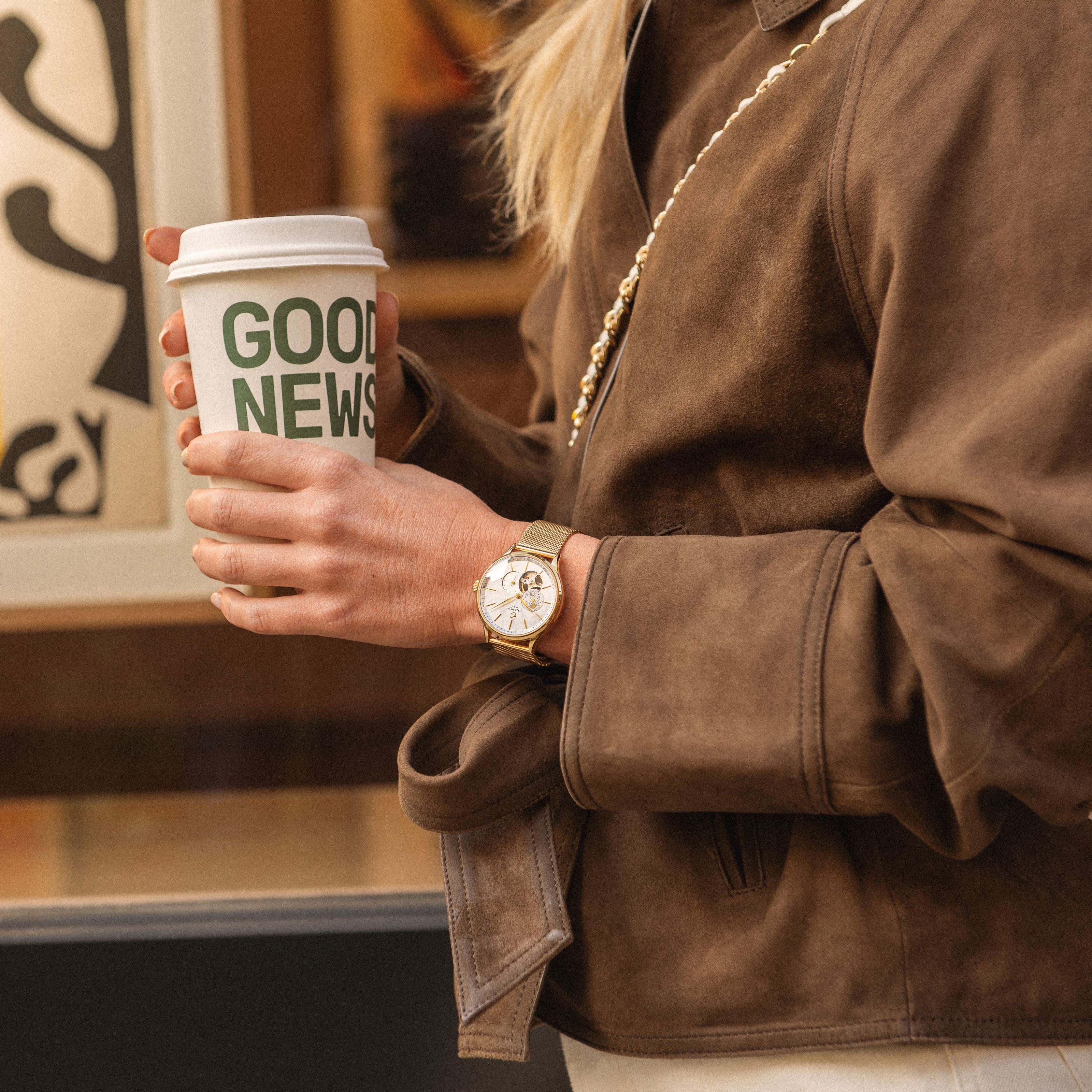 INITIAL 36 - Cœur Ouvert Jour/Nuit - Doré