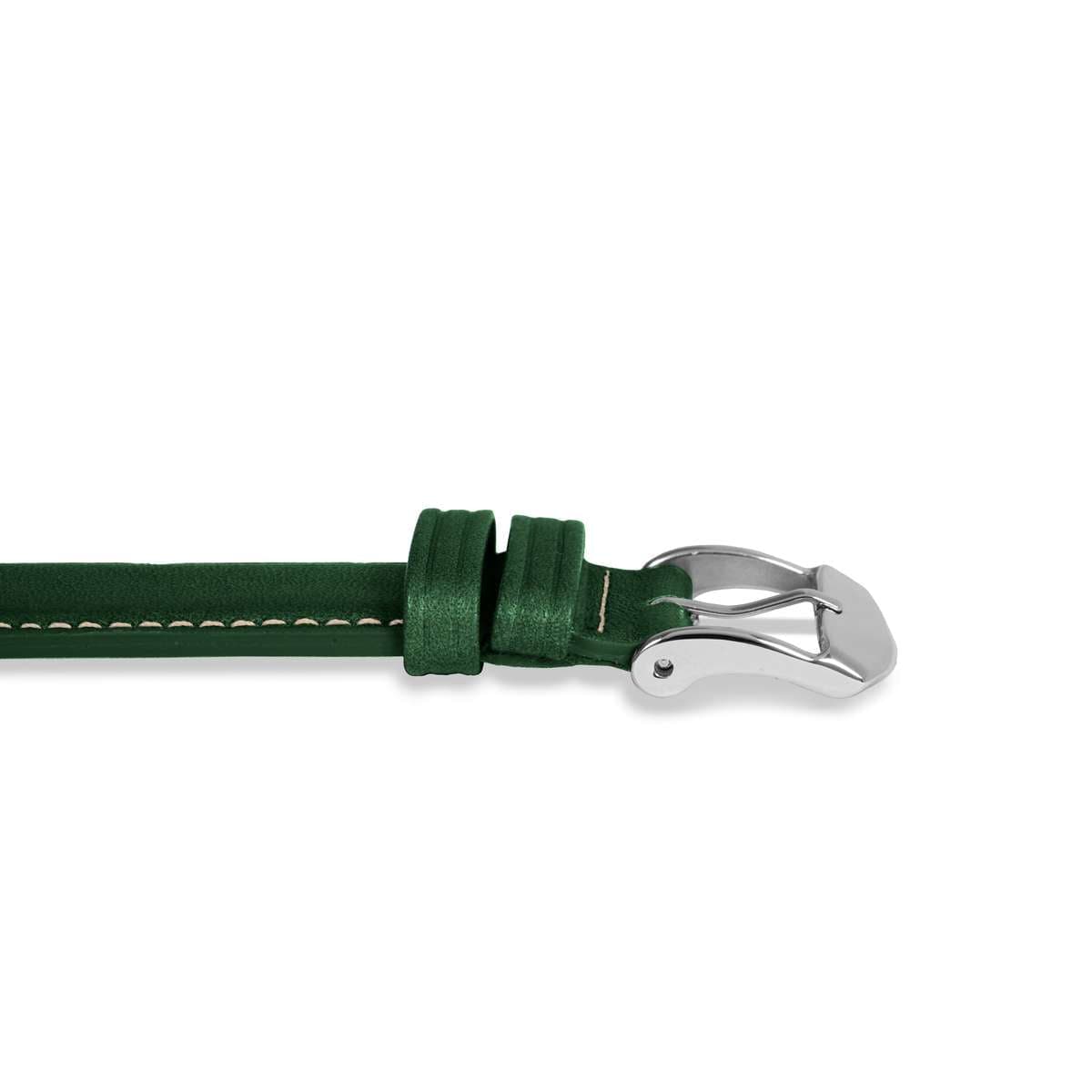 Bracelet cuir Vert 14mm Bracelets de montres CHARLIE