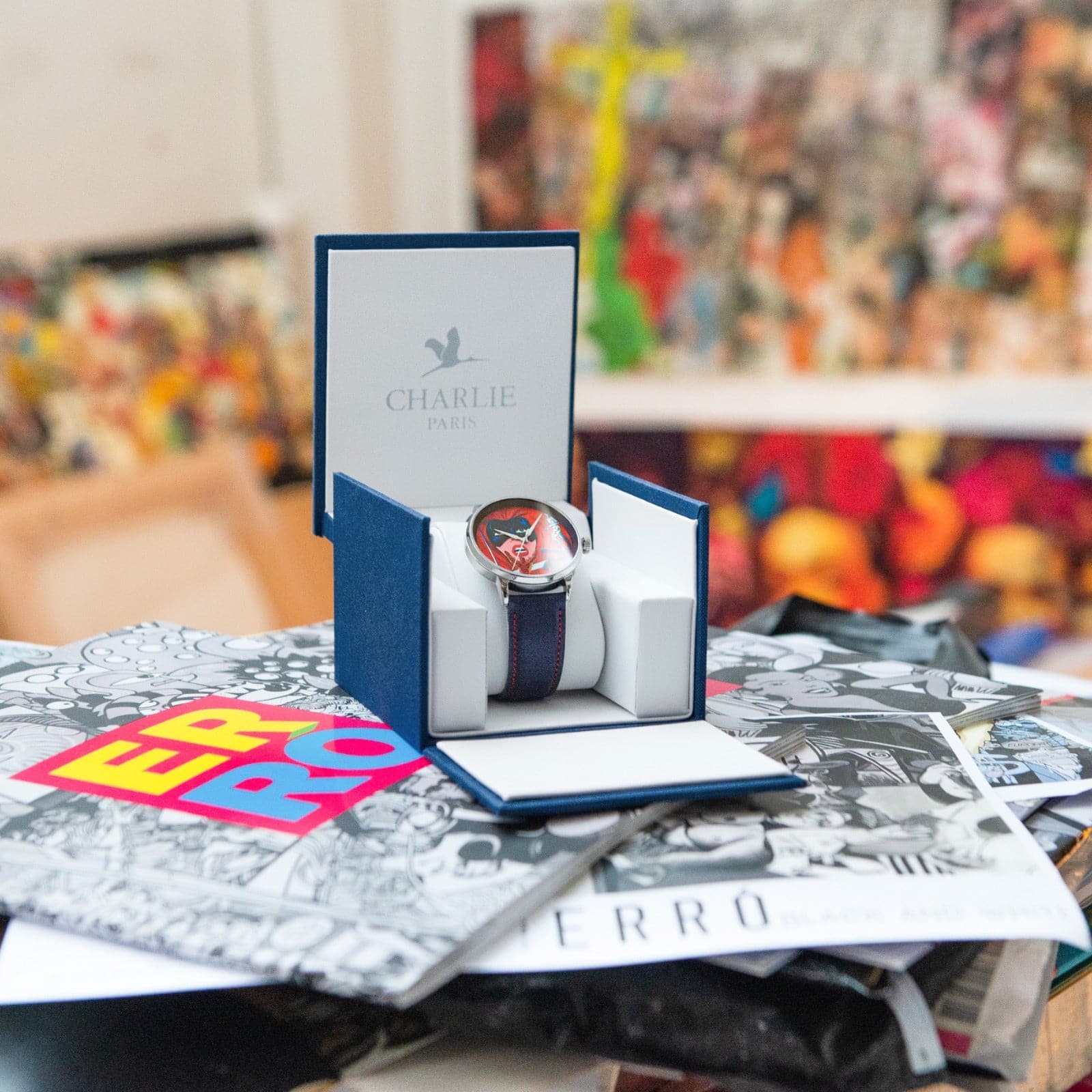 L'Amazone par Erró Montres CHARLIE