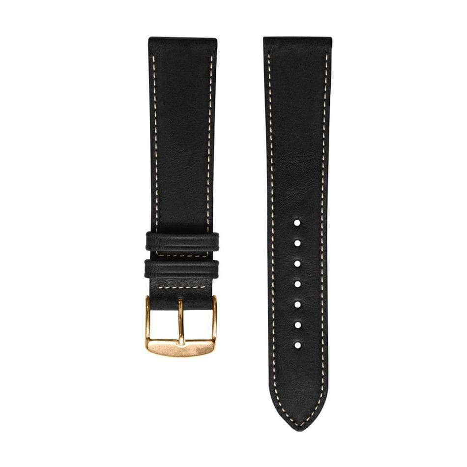 Bracelet cuir Mick Noir - Charlie Paris