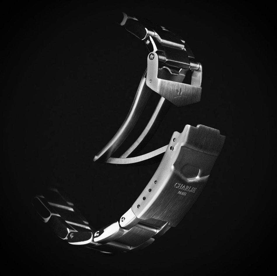 Bracelet en acier 3 maillons 20mm - Charlie Paris