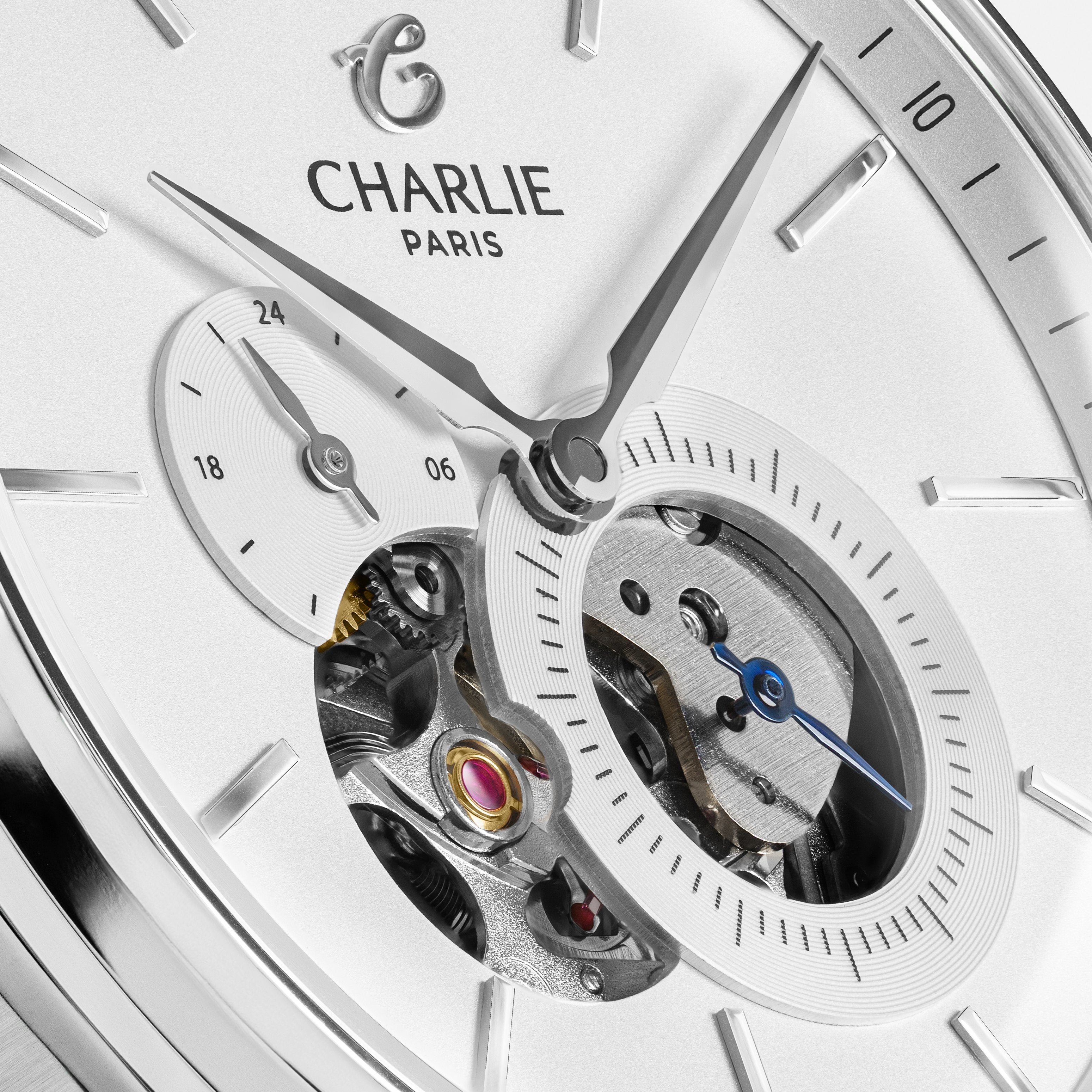 Montre automatique cœur ouvert, montre heartbeat: notre sélection homme et femme-Charlie Paris