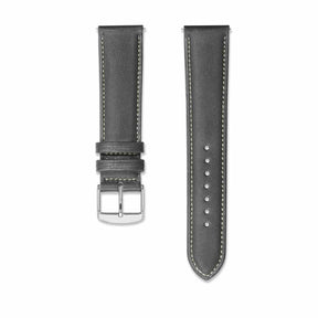 <tc>Bracciale</tc> pelle grigia da 20 mm