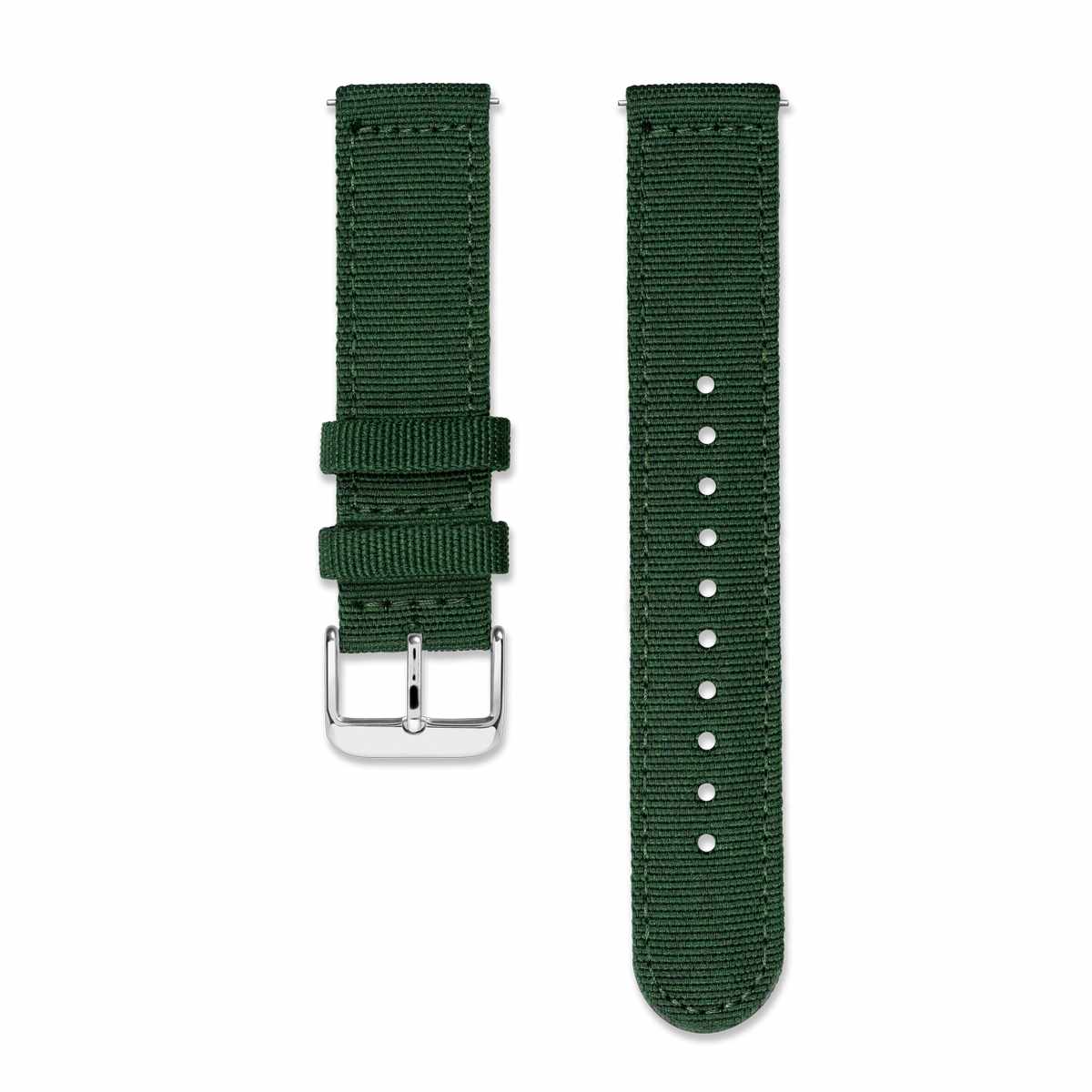 Green nylon strap 20mm