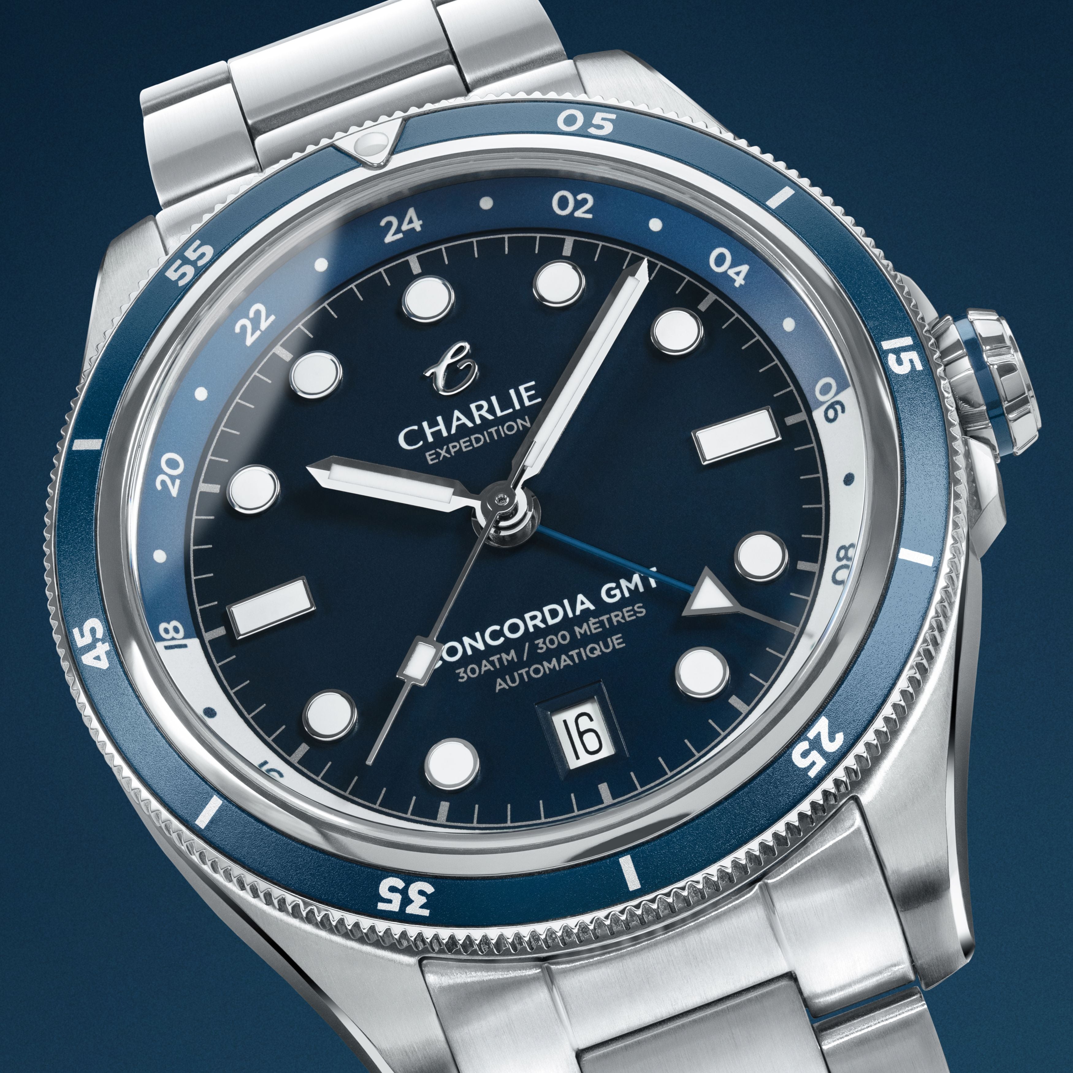 CONCORDIA - GMT - Bleu Antarctique