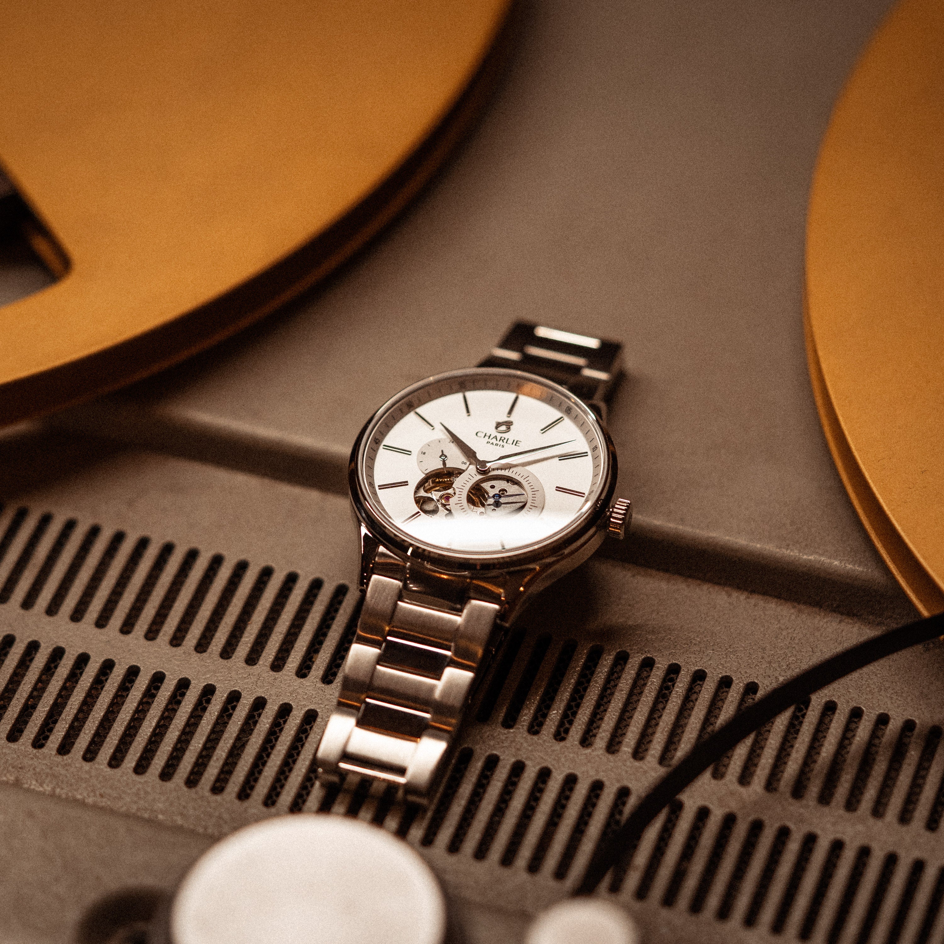 INITIAL - Cœur Ouvert - Blanc