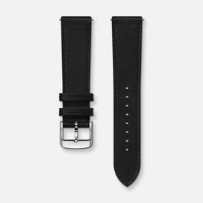 <tc>Bracciale</tc> pelle nera 20 mm