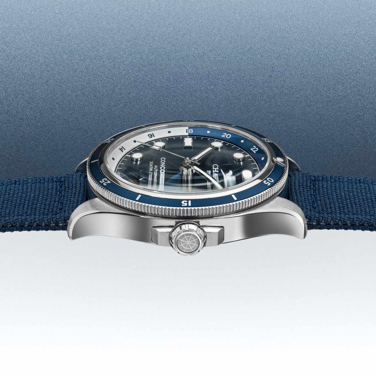 CONCORDIA - Automatikuhr GMT - Blau