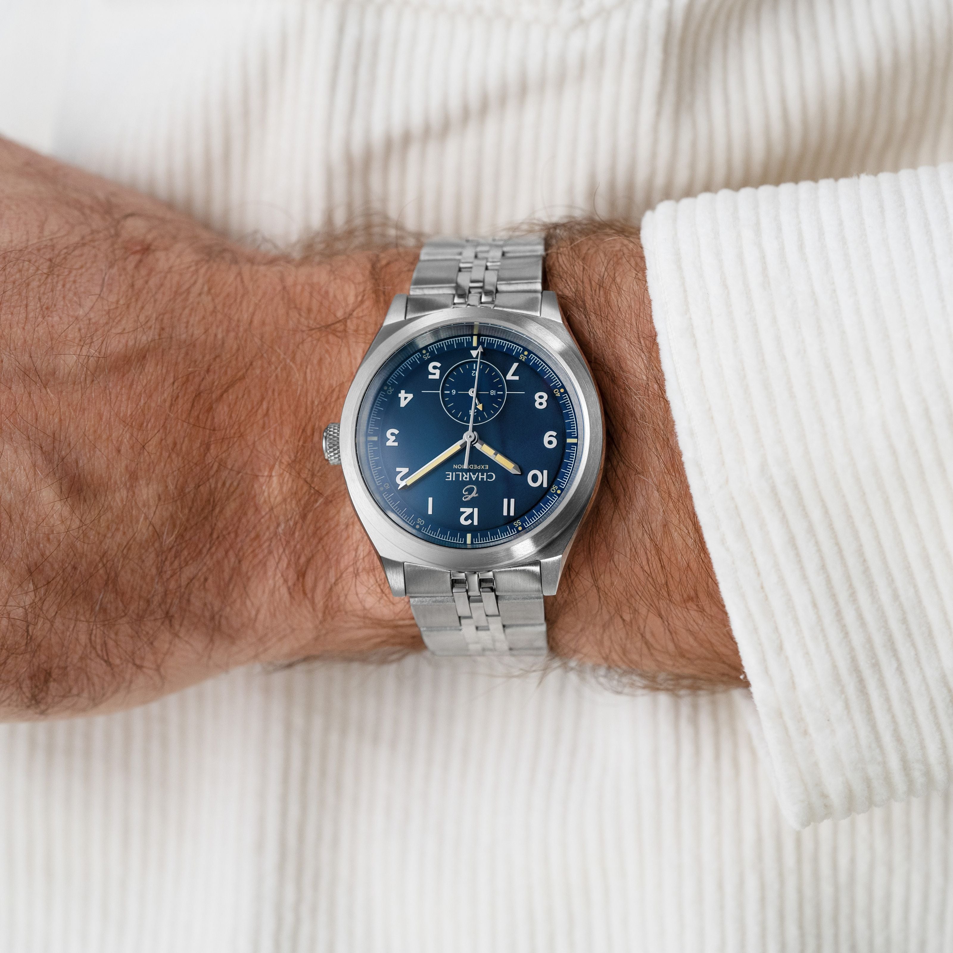 GR - Quartz 24h - Bleu Montres CHARLIE