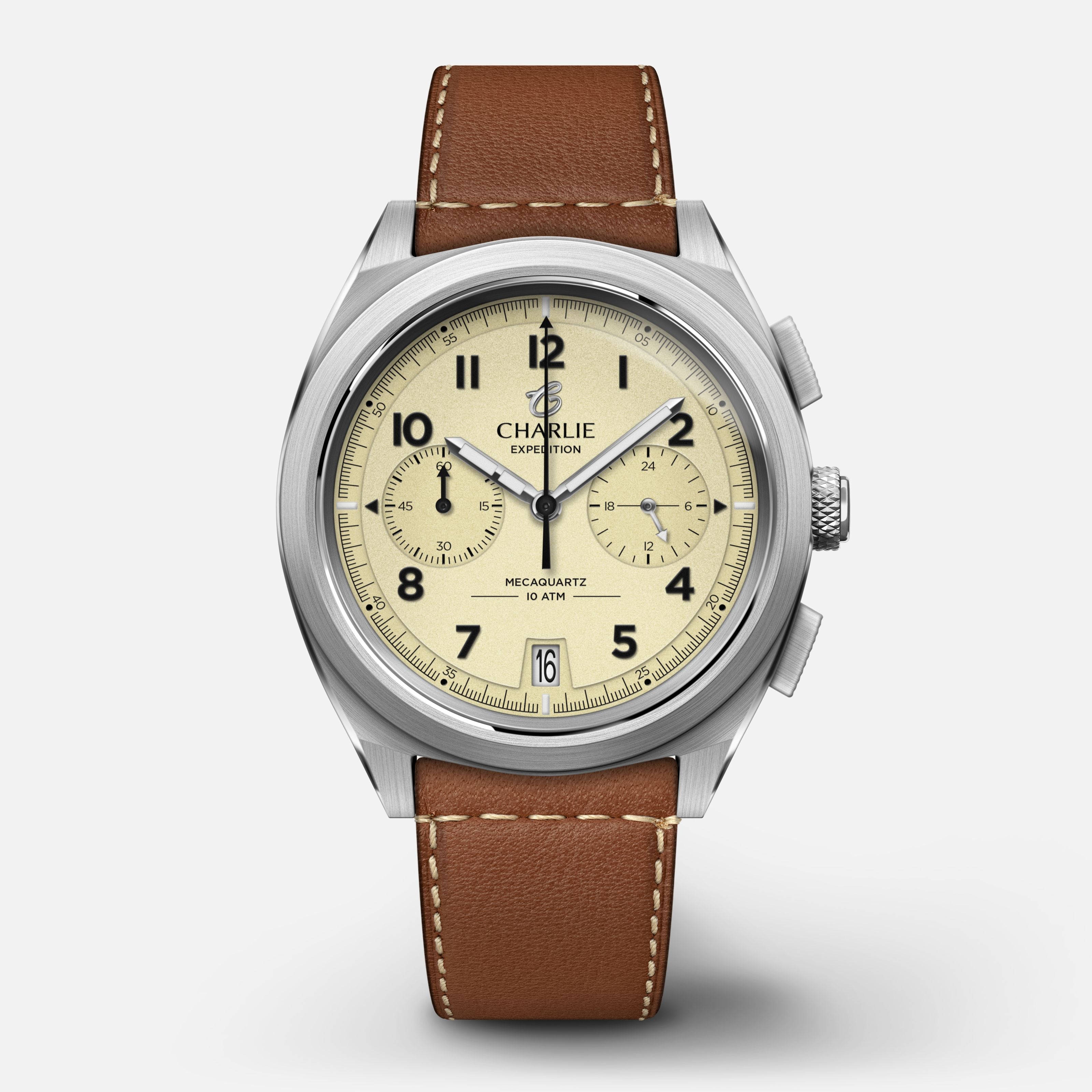 GR - Mecaquartz Chronograph - Beige