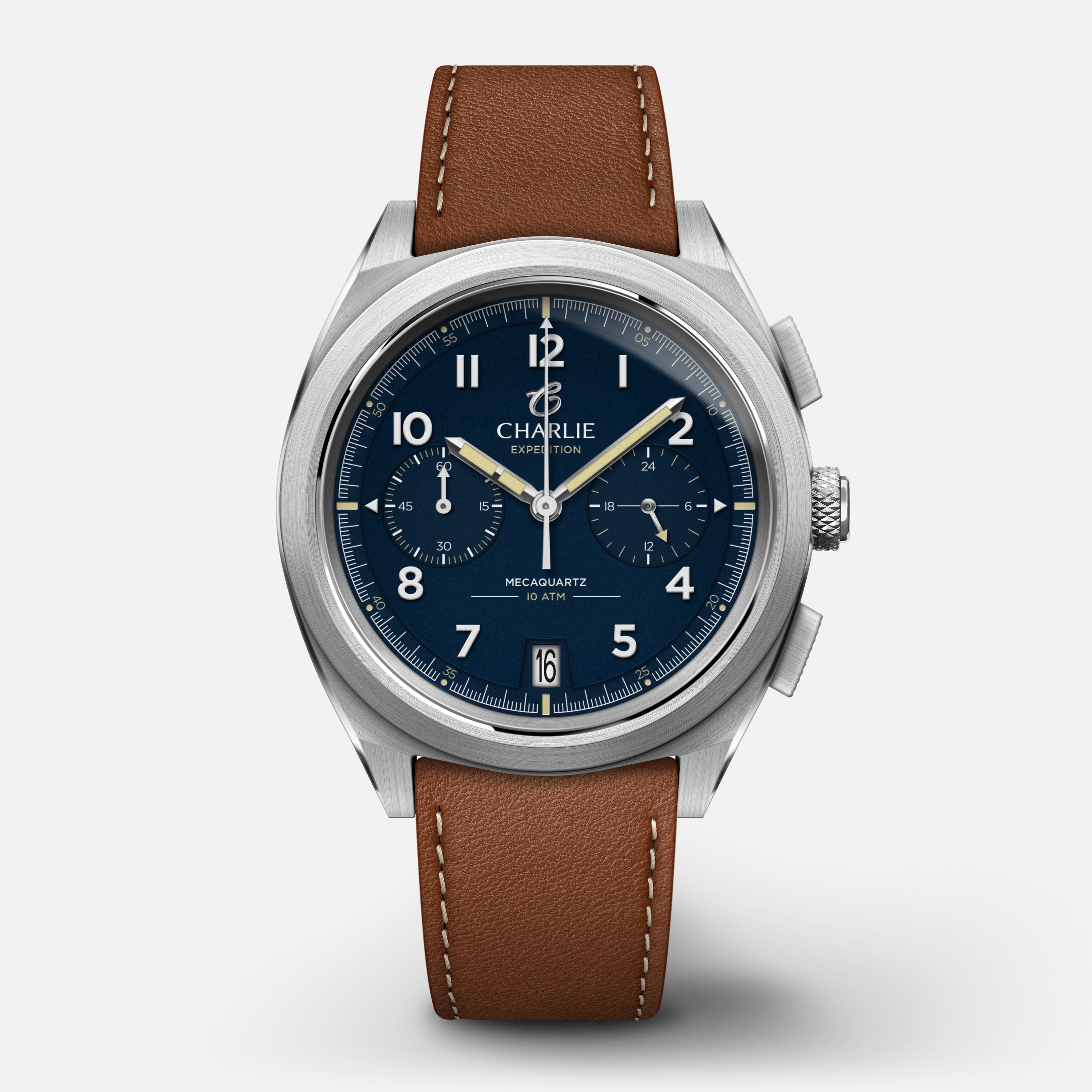 GR - Mecaquarz Chronograph - Blau