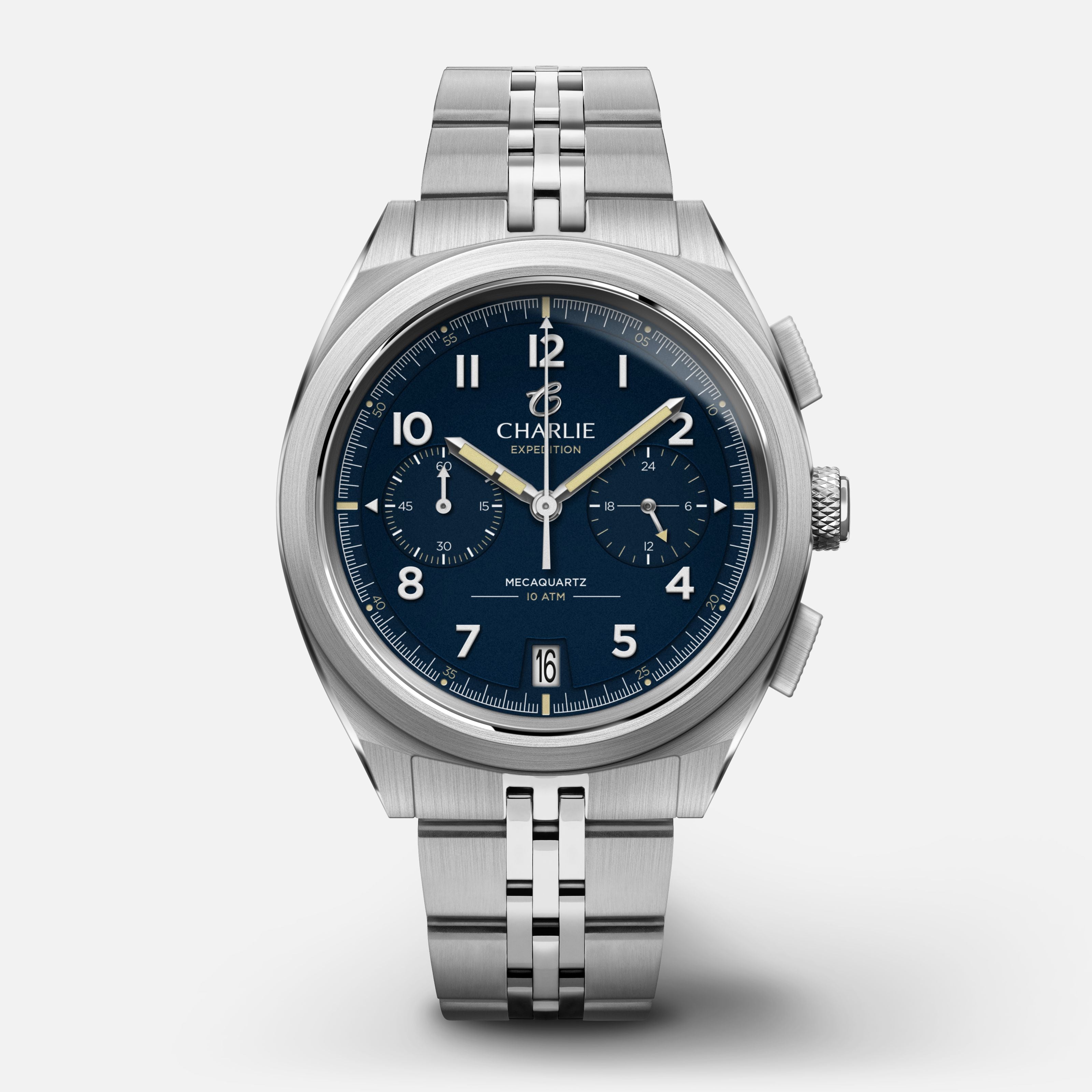 GR - Mecaquarz Chronograph - Blau