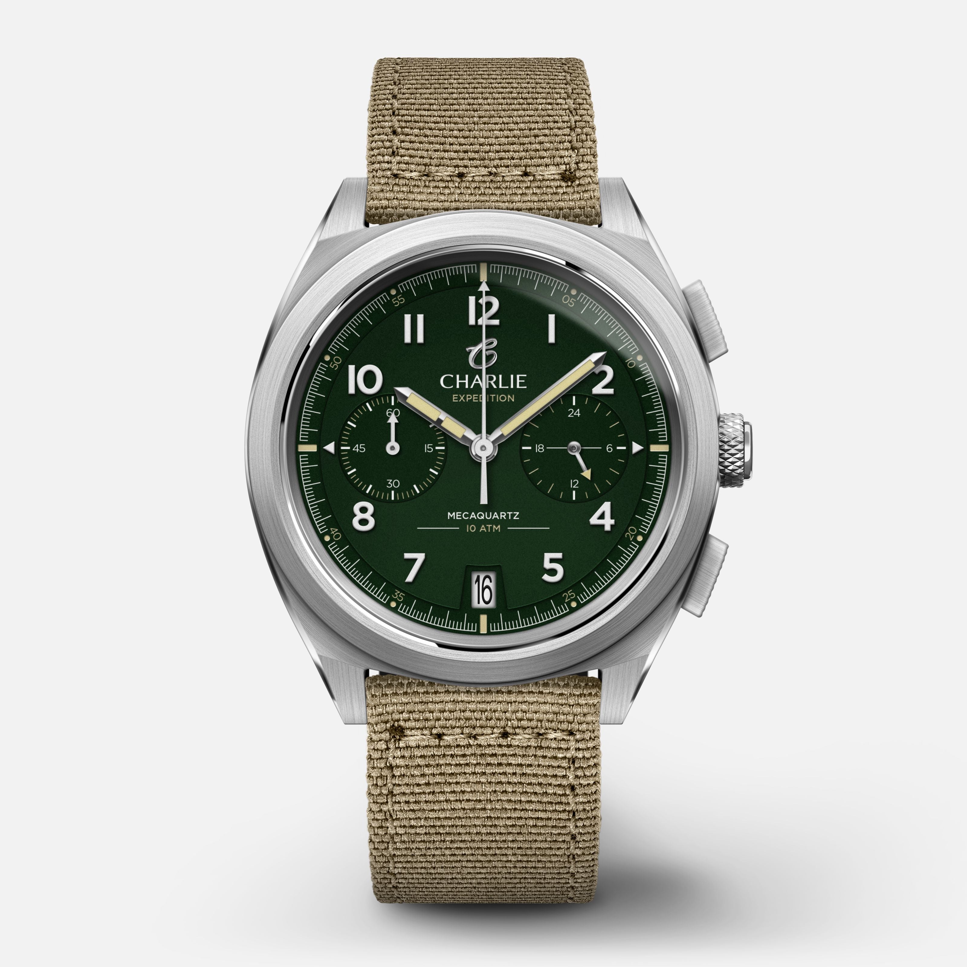 GR - Mecaquartz Chronograph - Green