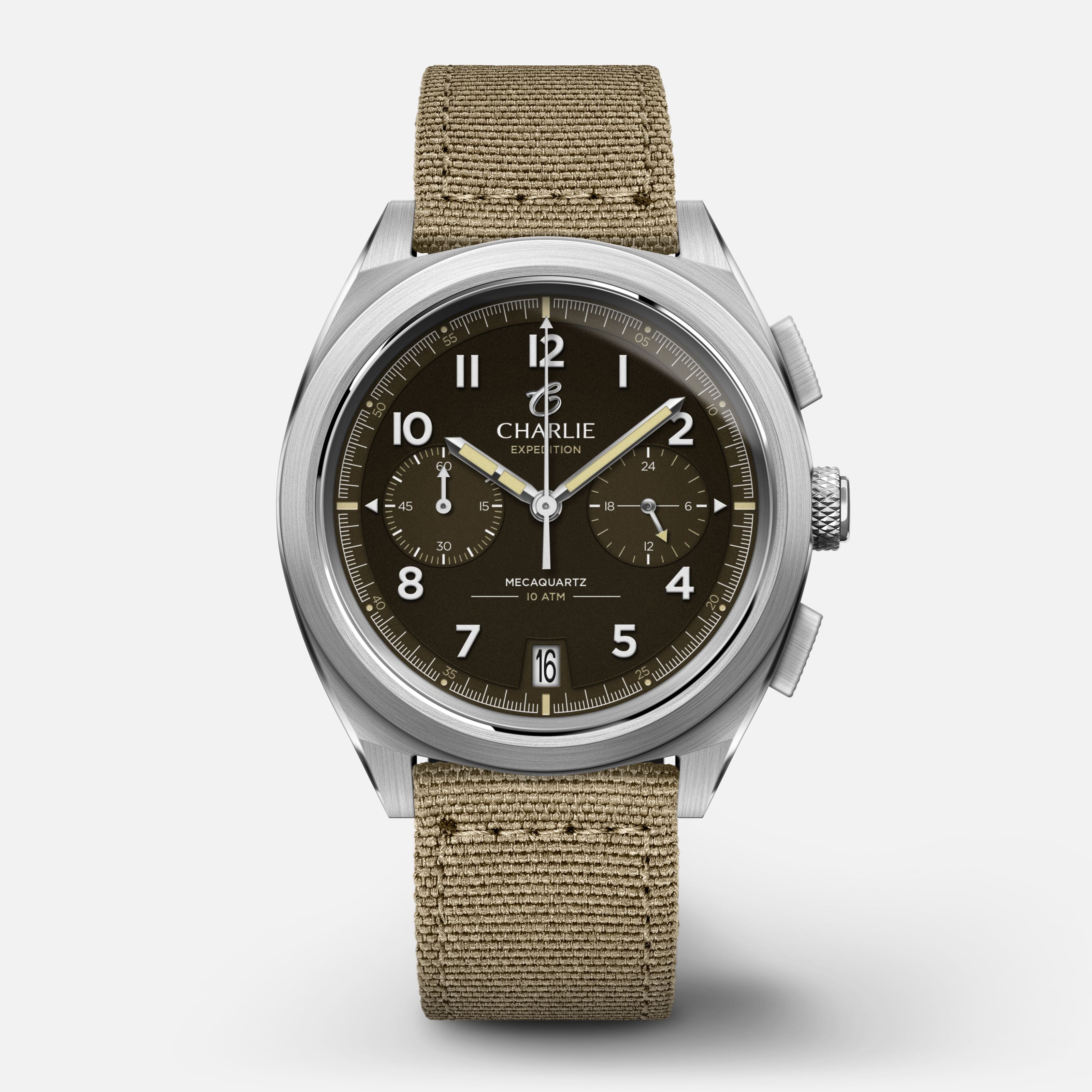 GR - Mecaquartz Chronographe - Brun