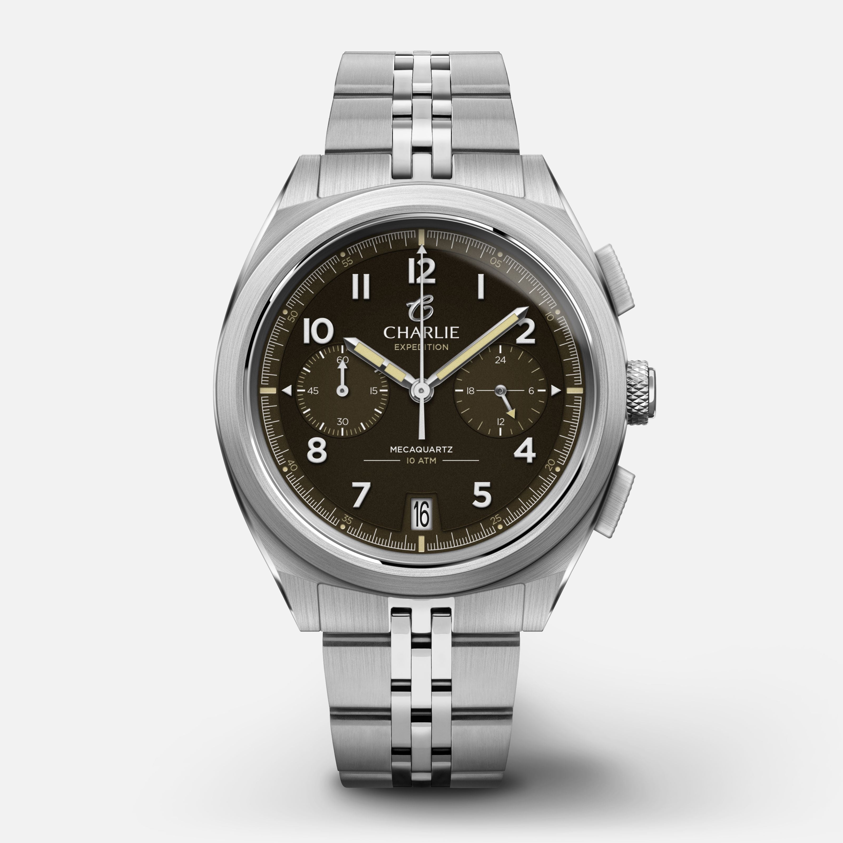 GR - Mecaquartz Chronographe - Brun