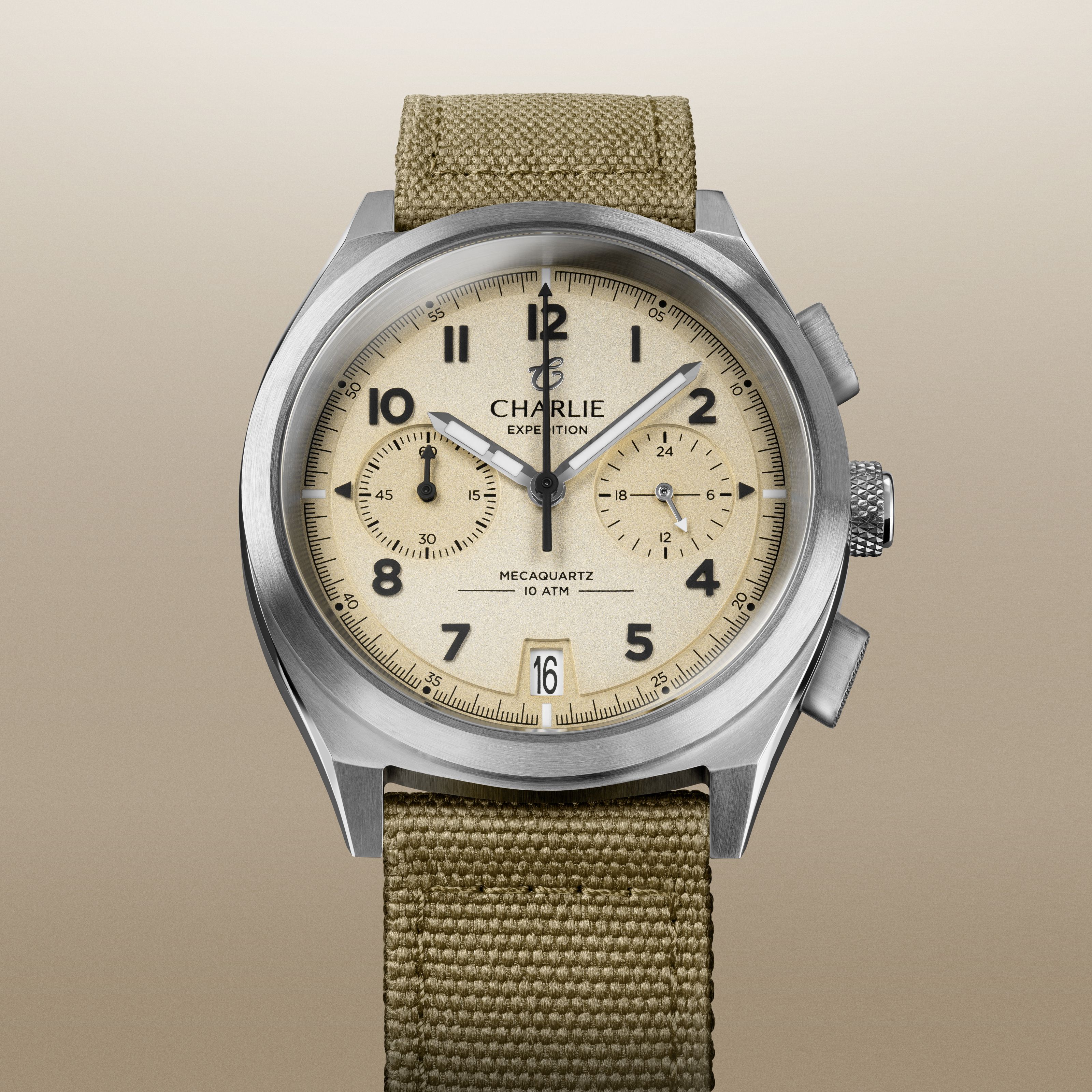 GR - Mecaquartz Chronograph - Beige