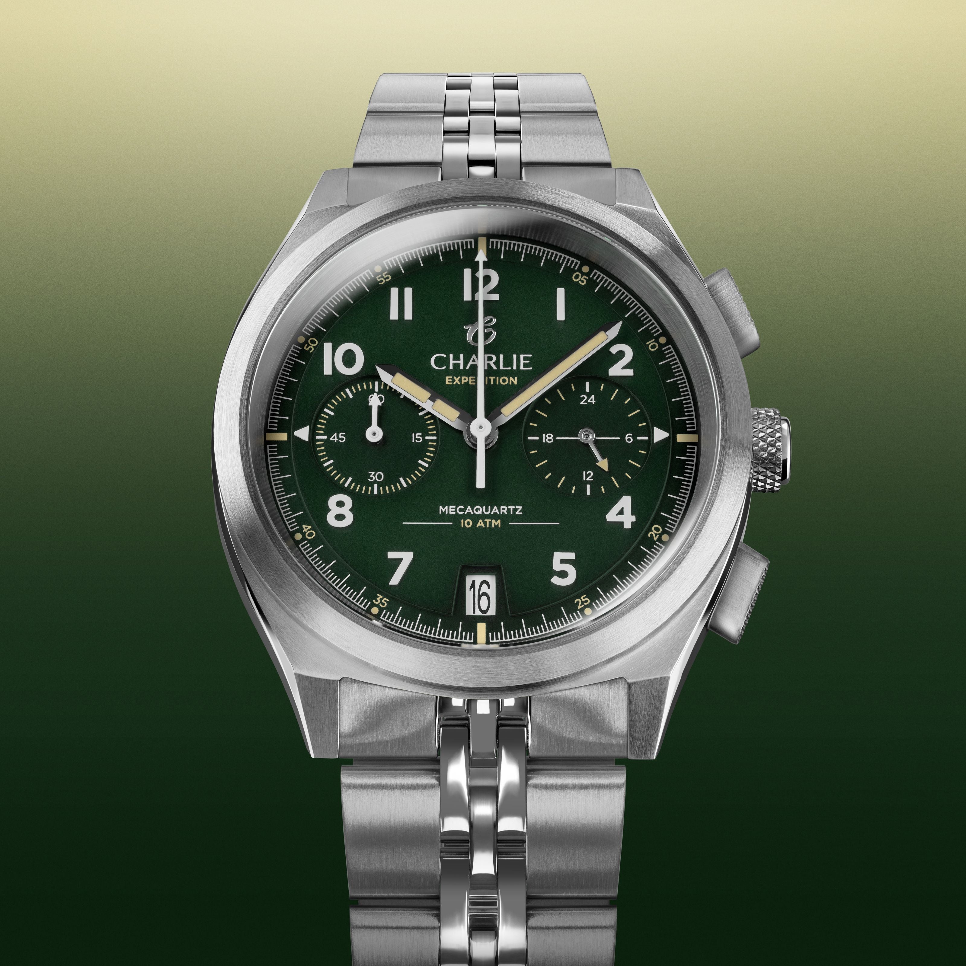 GR - Mecaquartz Chronograph - Green