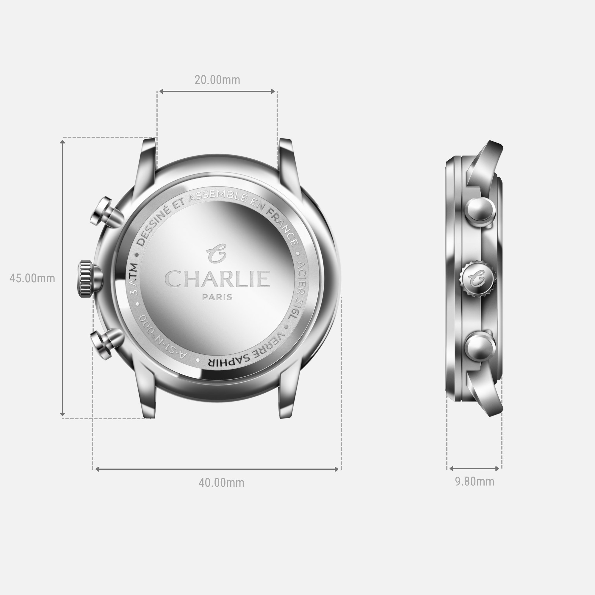 HORIZON - Chronographe - Vert