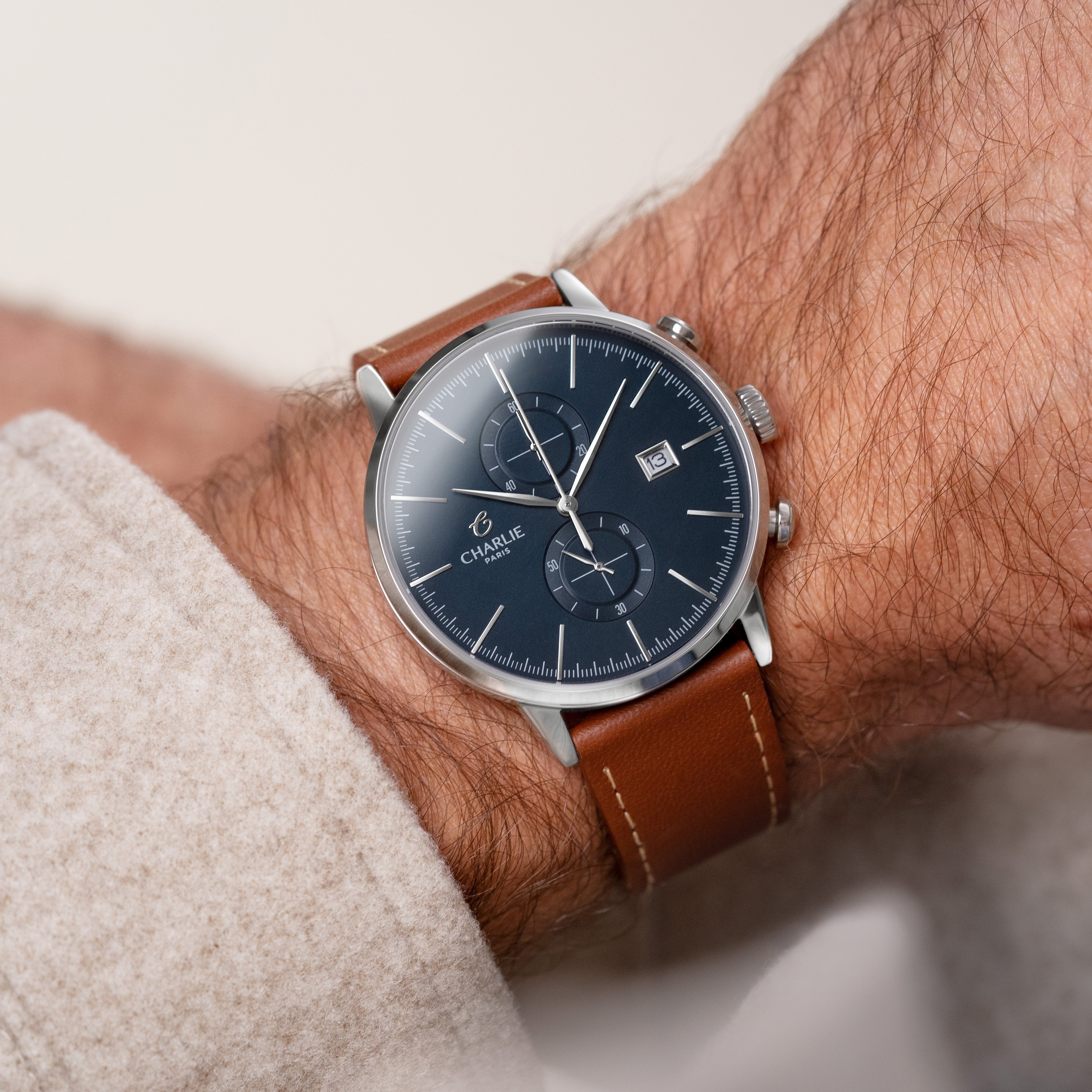 HORIZON - Chronographe - Bleu Montres CHARLIE