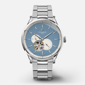 <tc>INITIAL</tc> - <tc>Cuore aperto</tc> - Blu estivo