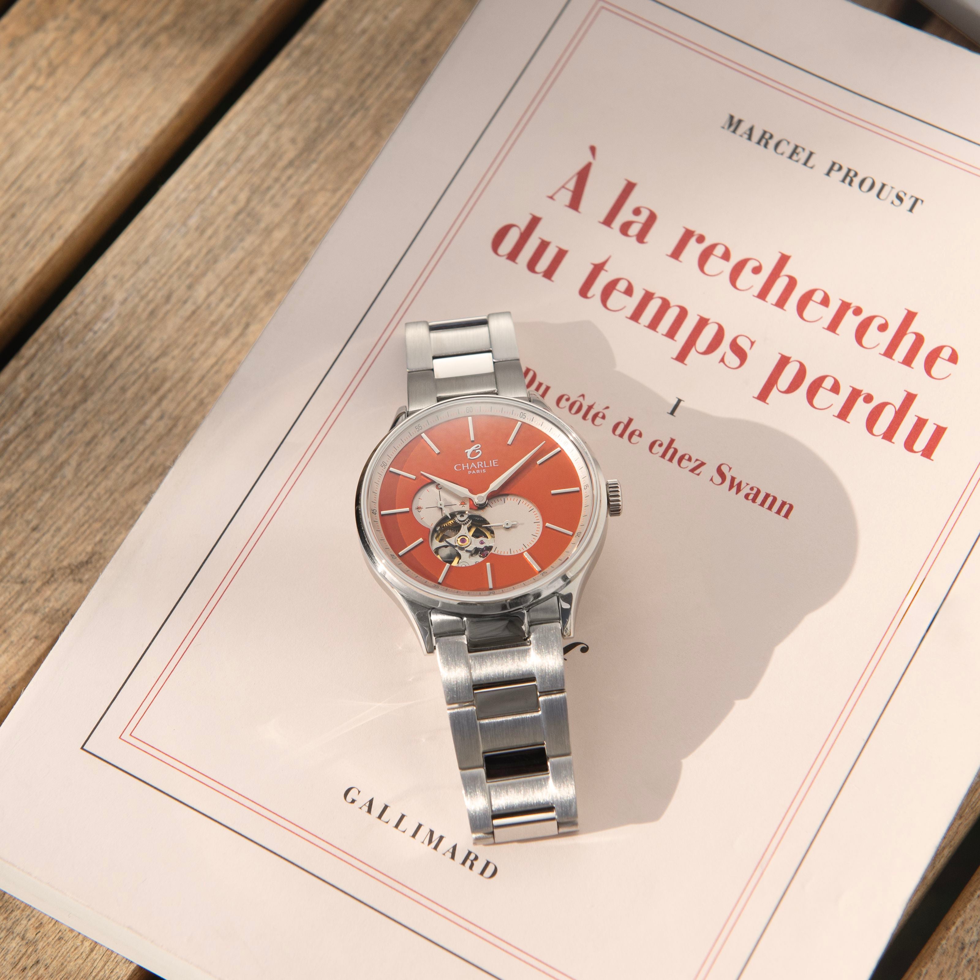 INITIAL - Cœur Ouvert - Orange Sunset