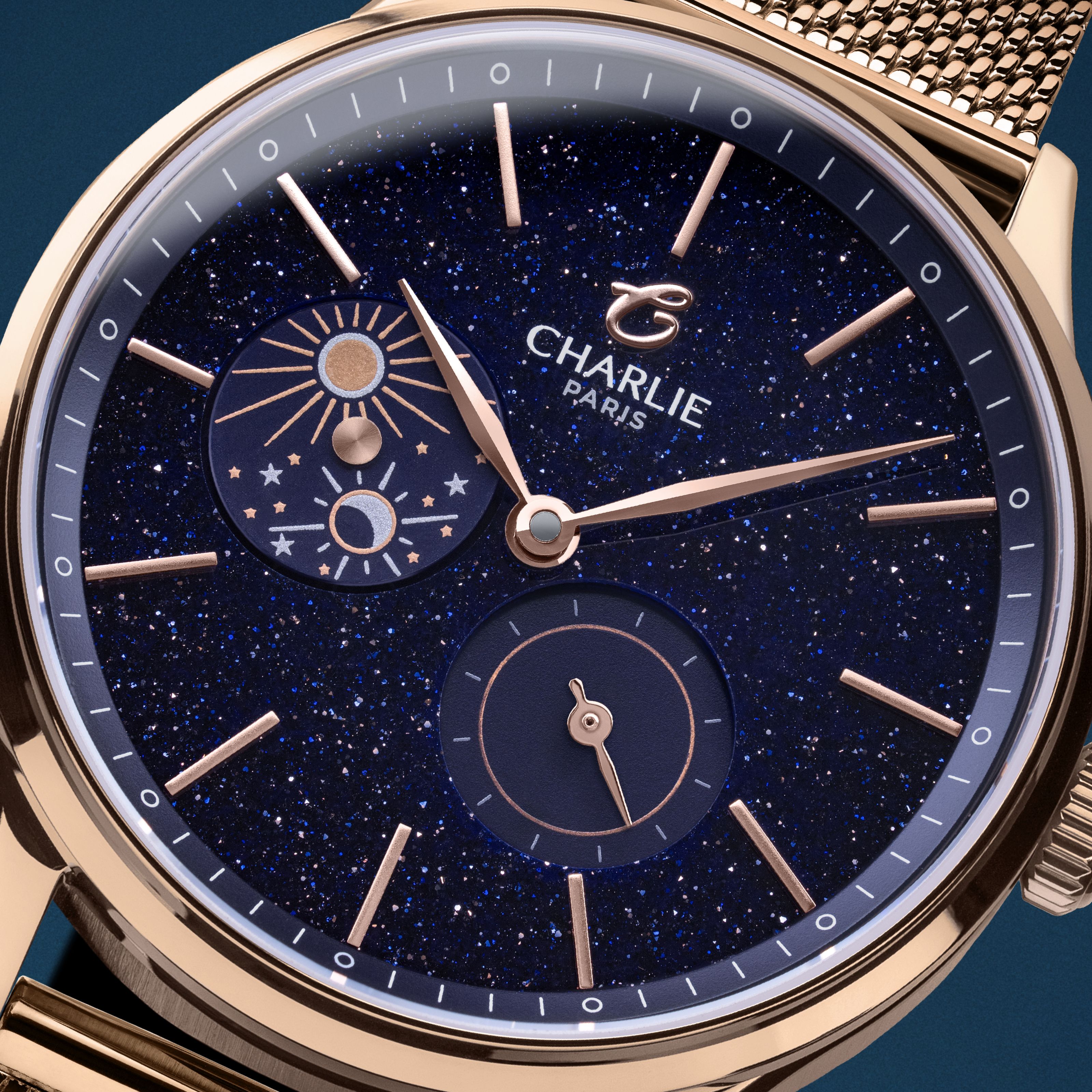 INITIAL 36 - Day/Night - Rose Gold Aventurine