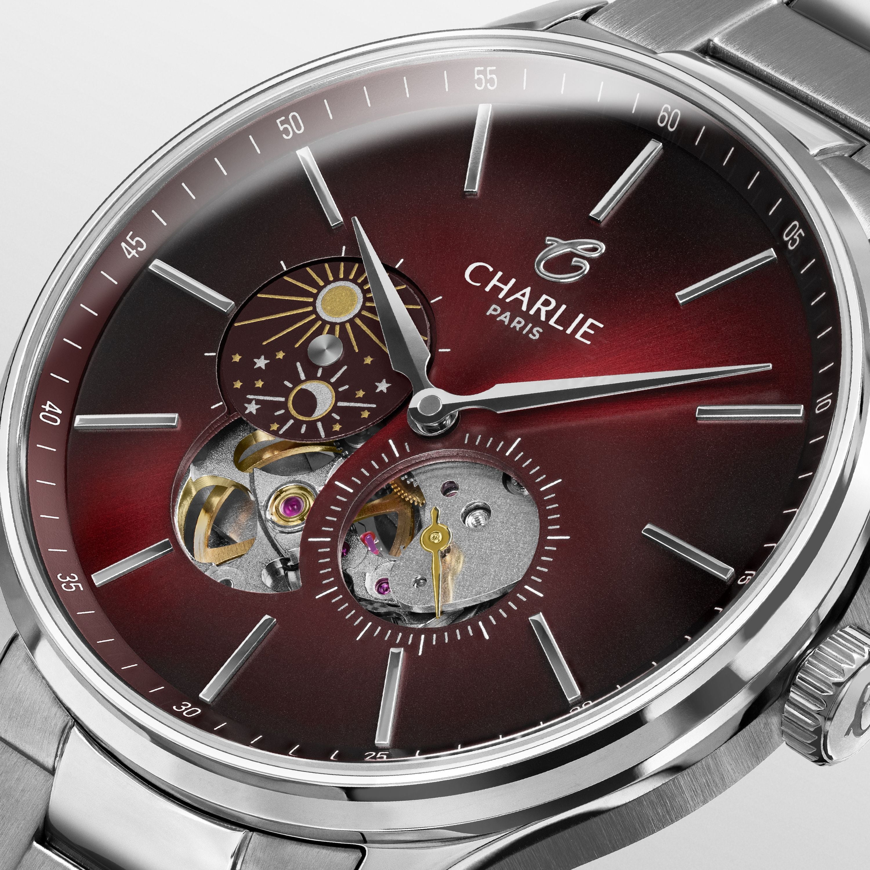 INITIAL - Cœur Ouvert Jour/Nuit - Bordeaux