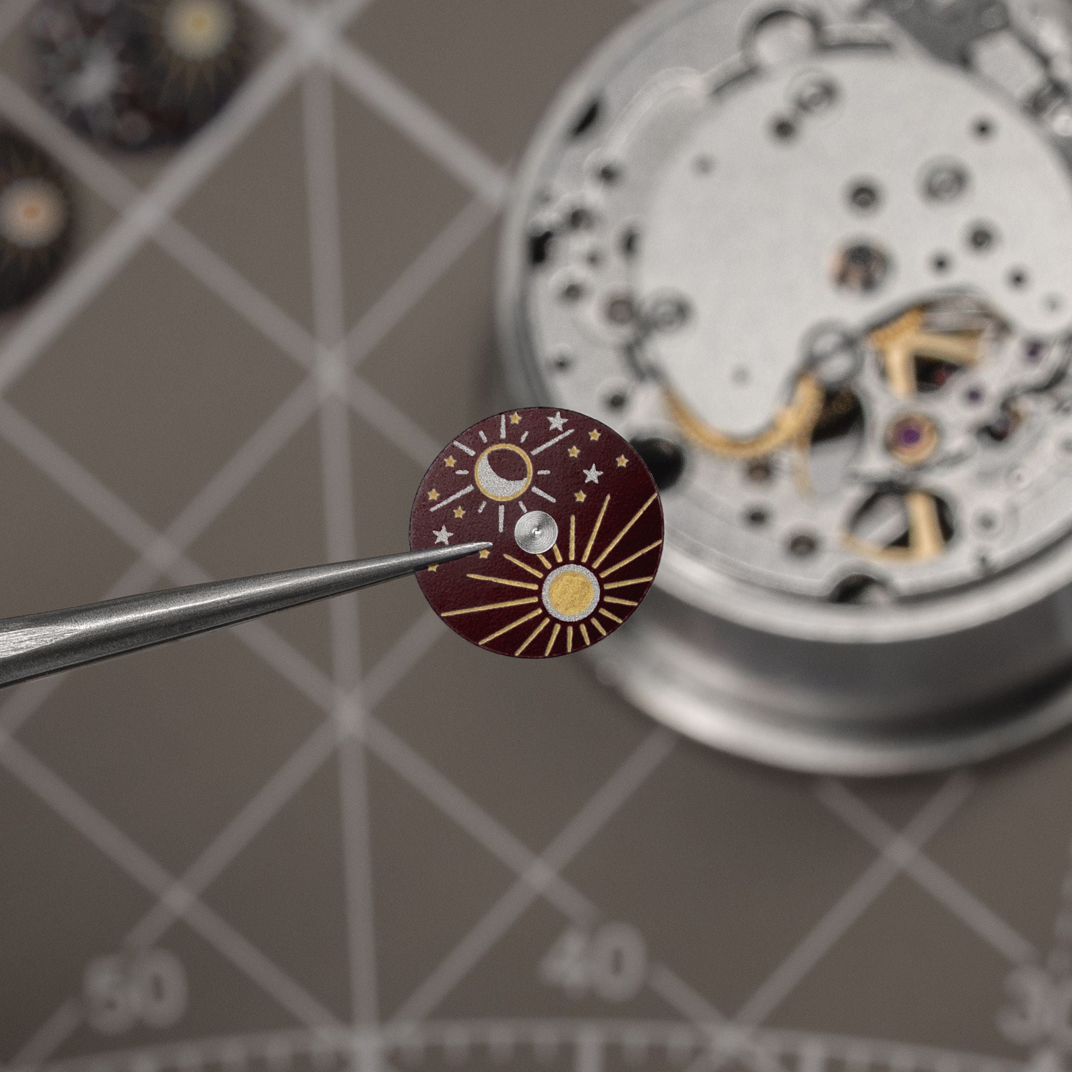 INITIAL - Cœur Ouvert Jour/Nuit - Bordeaux