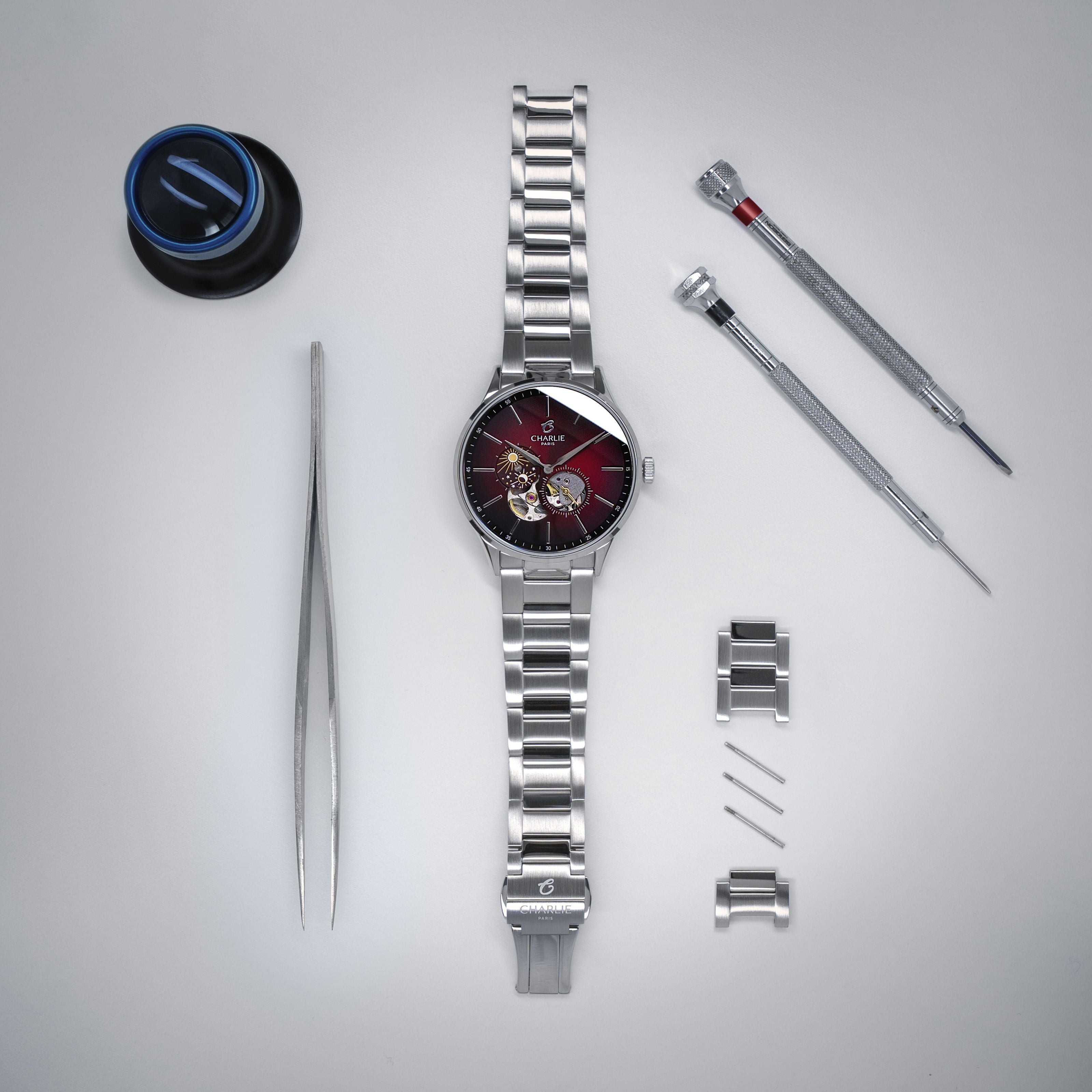 INITIAL - Cœur Ouvert Jour/Nuit - Bordeaux