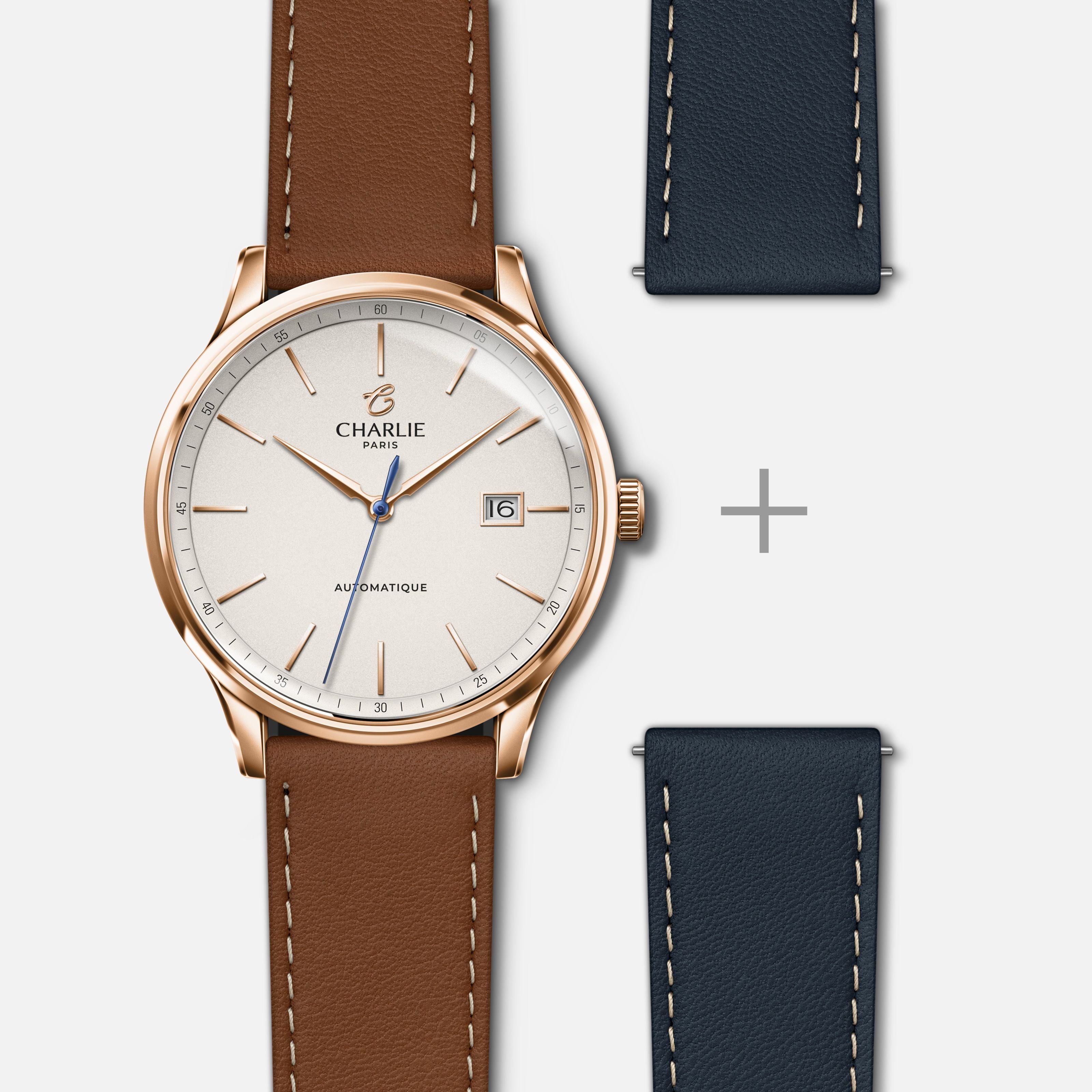 INITIAL - Slim - goldfarben rosa